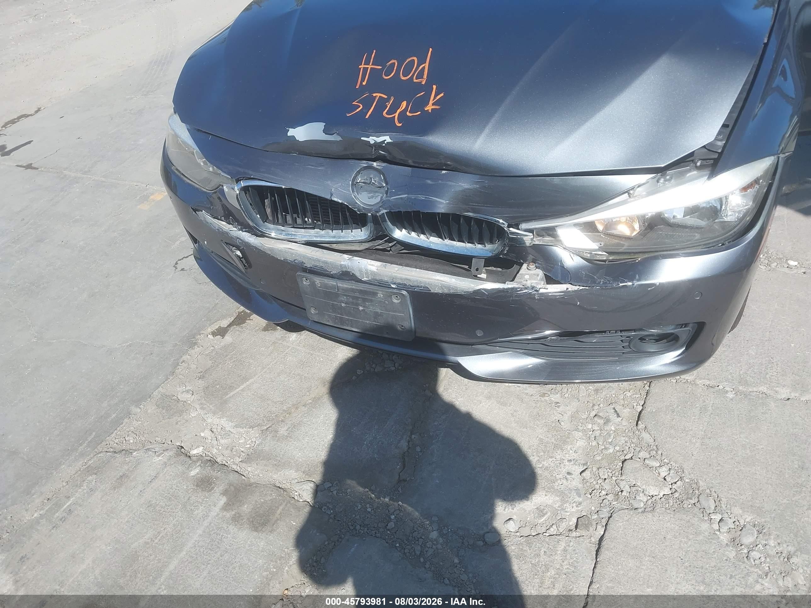 2013 Bmw 328i   Gray vin: WBA3C1C5XDF441152