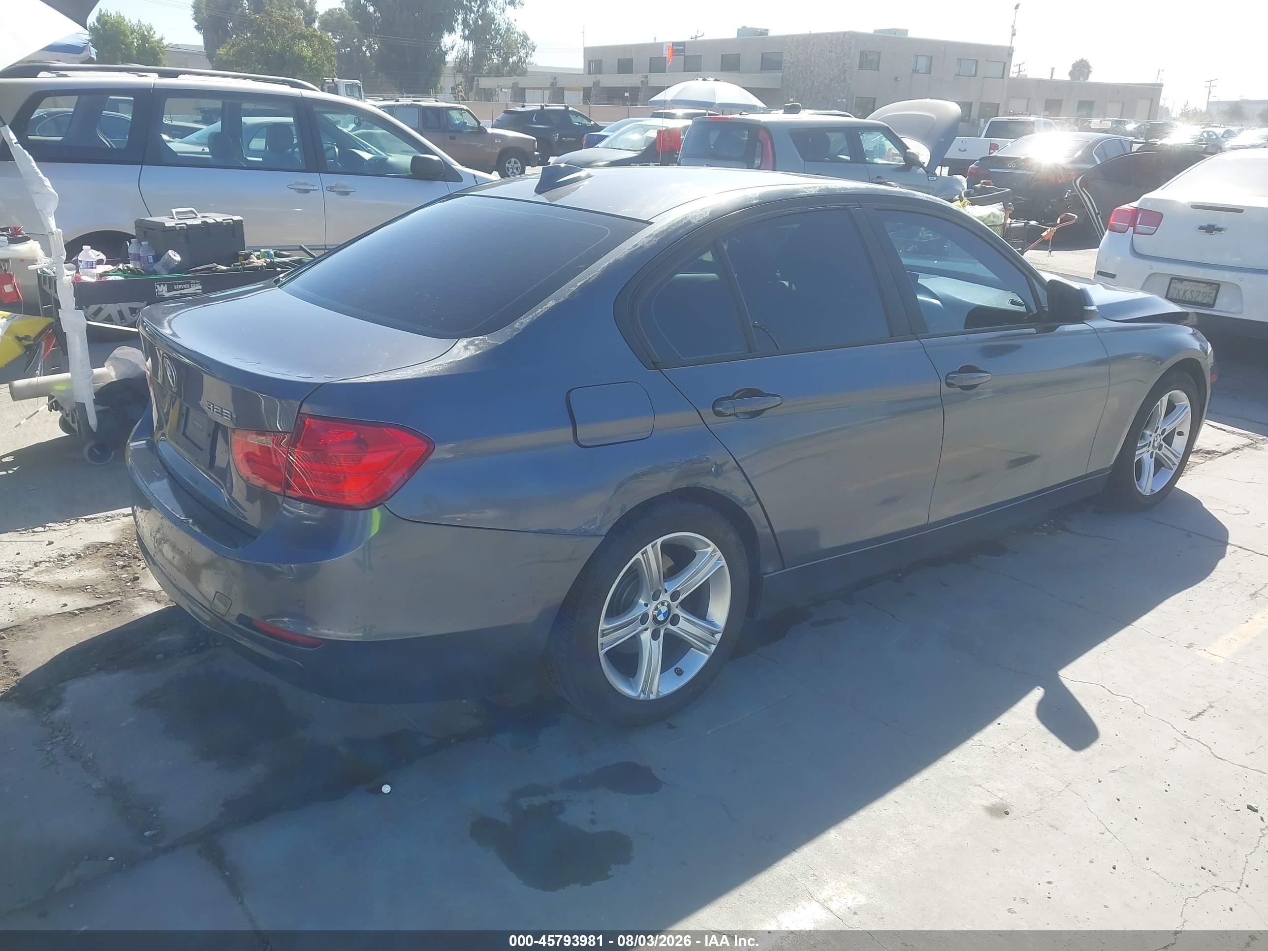 2013 Bmw 328i   Gray vin: WBA3C1C5XDF441152
