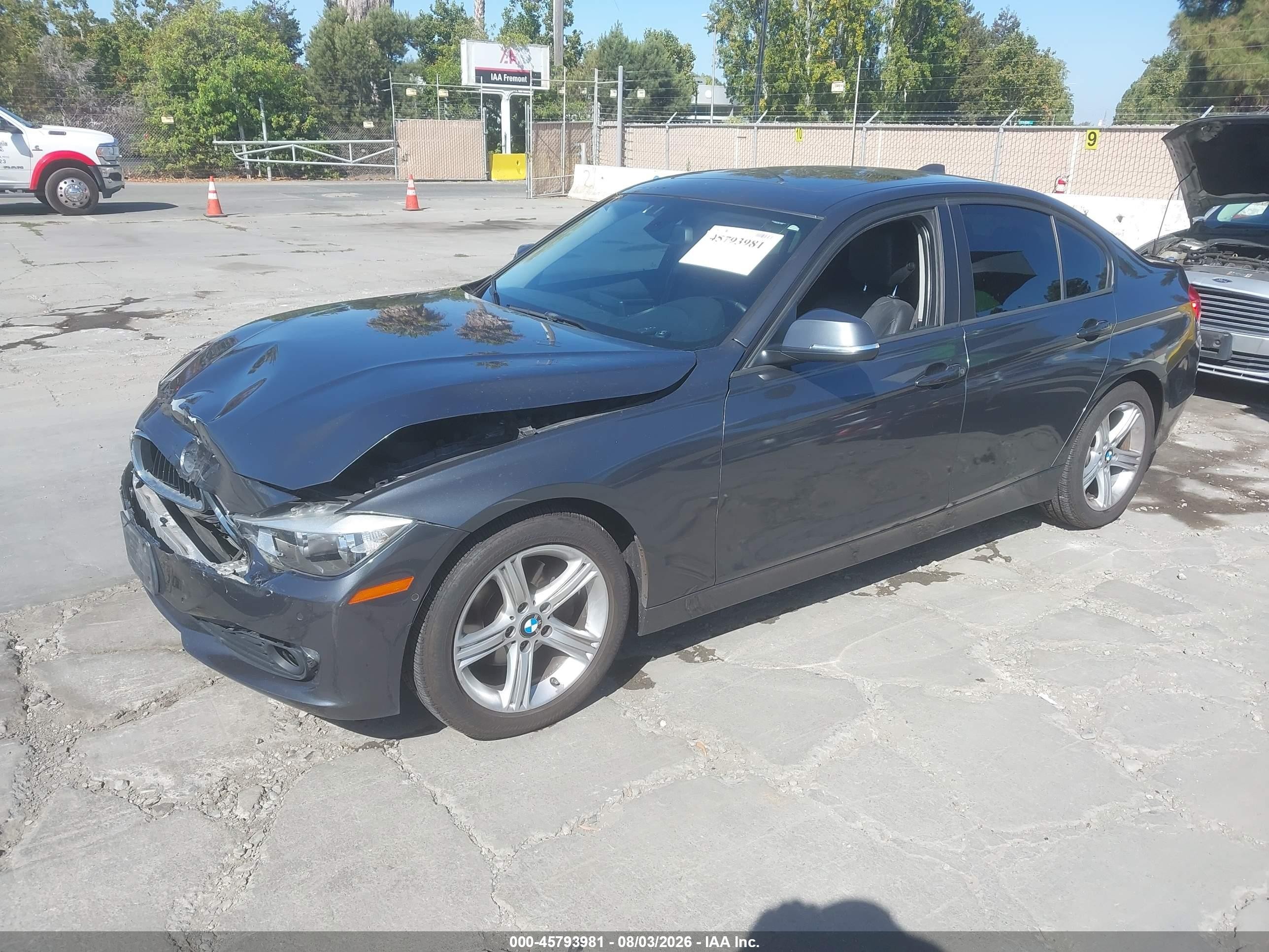 2013 Bmw 328i   Gray vin: WBA3C1C5XDF441152