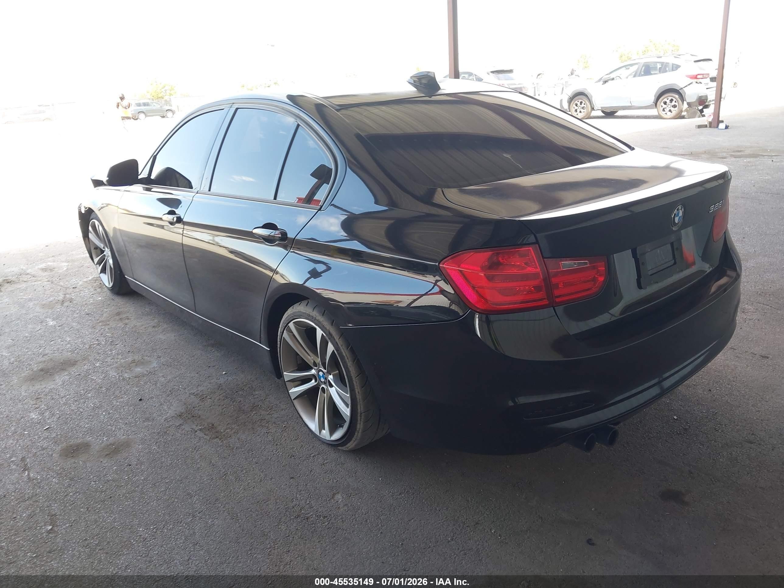 2013 Bmw 328i Black vin: WBA3C1C5XDF443645