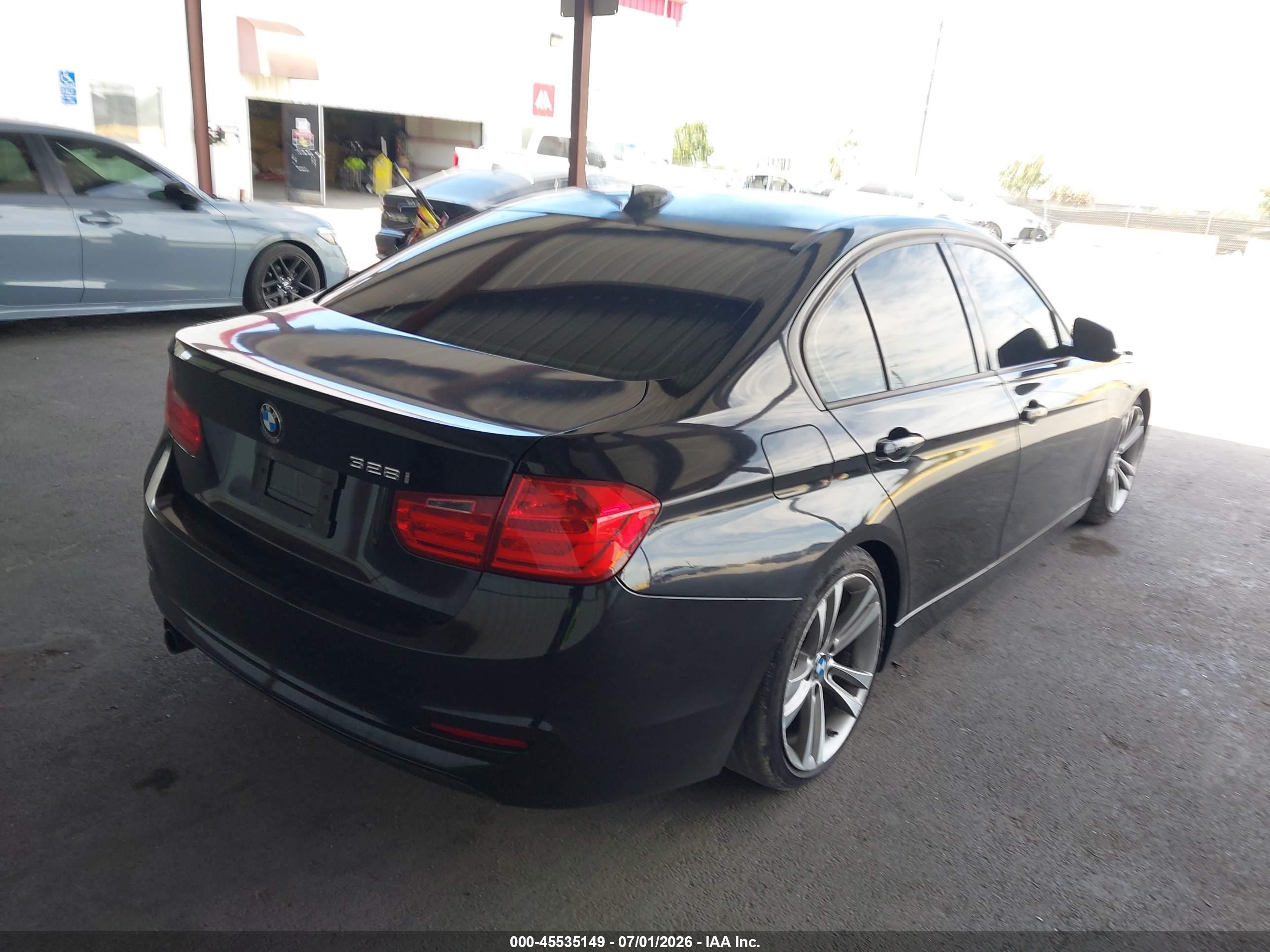 2013 Bmw 328i Black vin: WBA3C1C5XDF443645