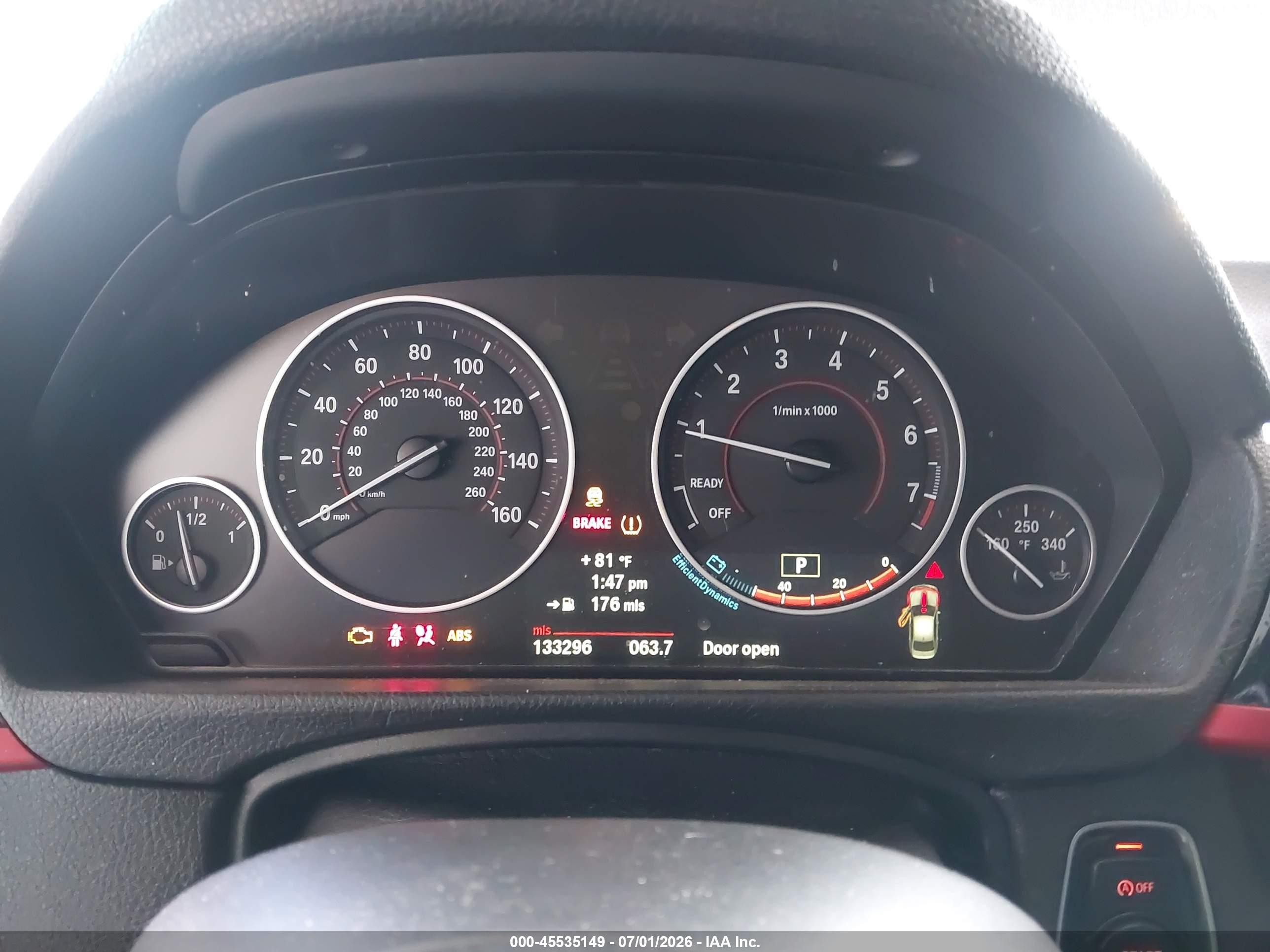 2013 Bmw 328i Black vin: WBA3C1C5XDF443645