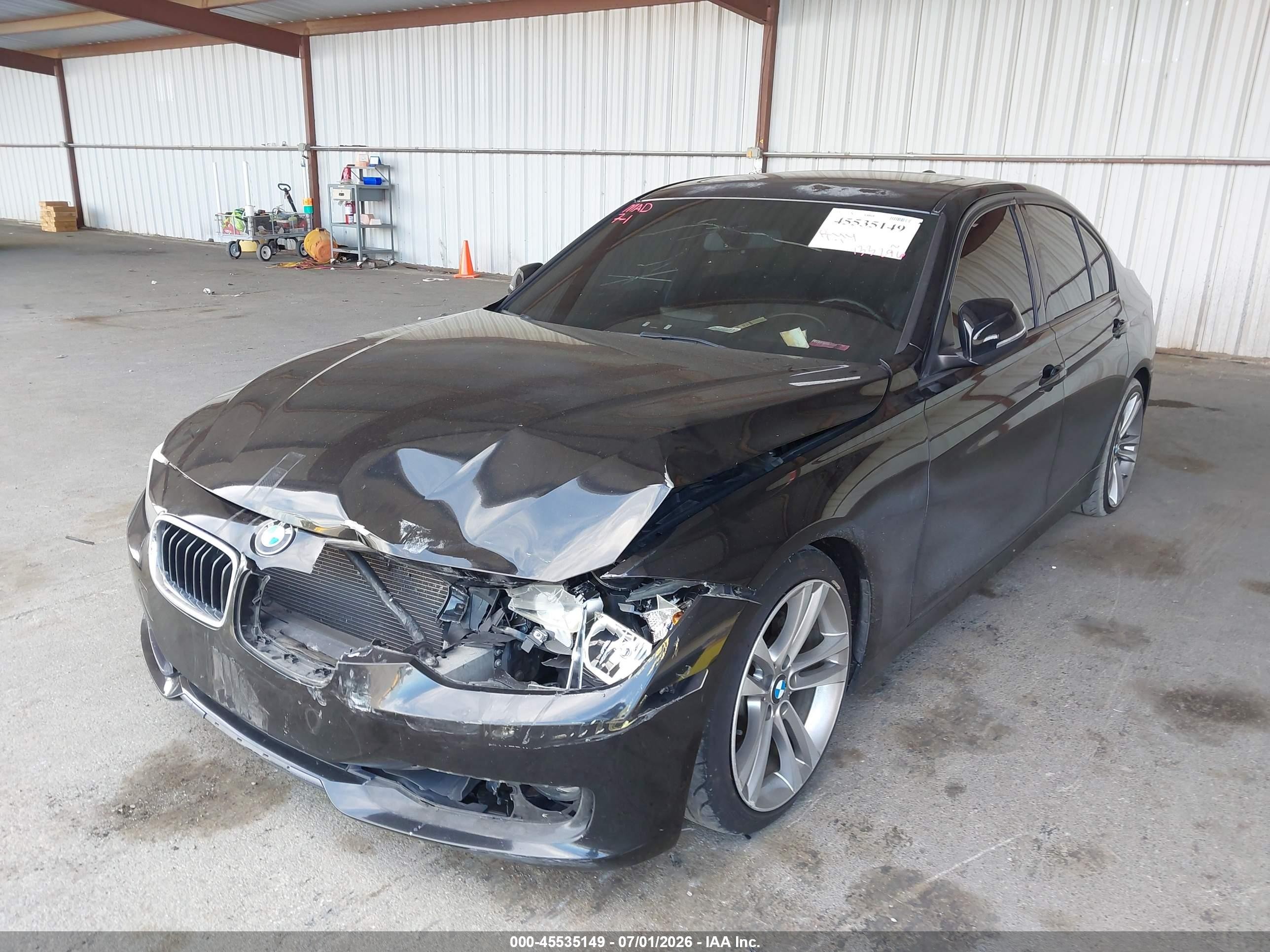 2013 Bmw 328i Black vin: WBA3C1C5XDF443645