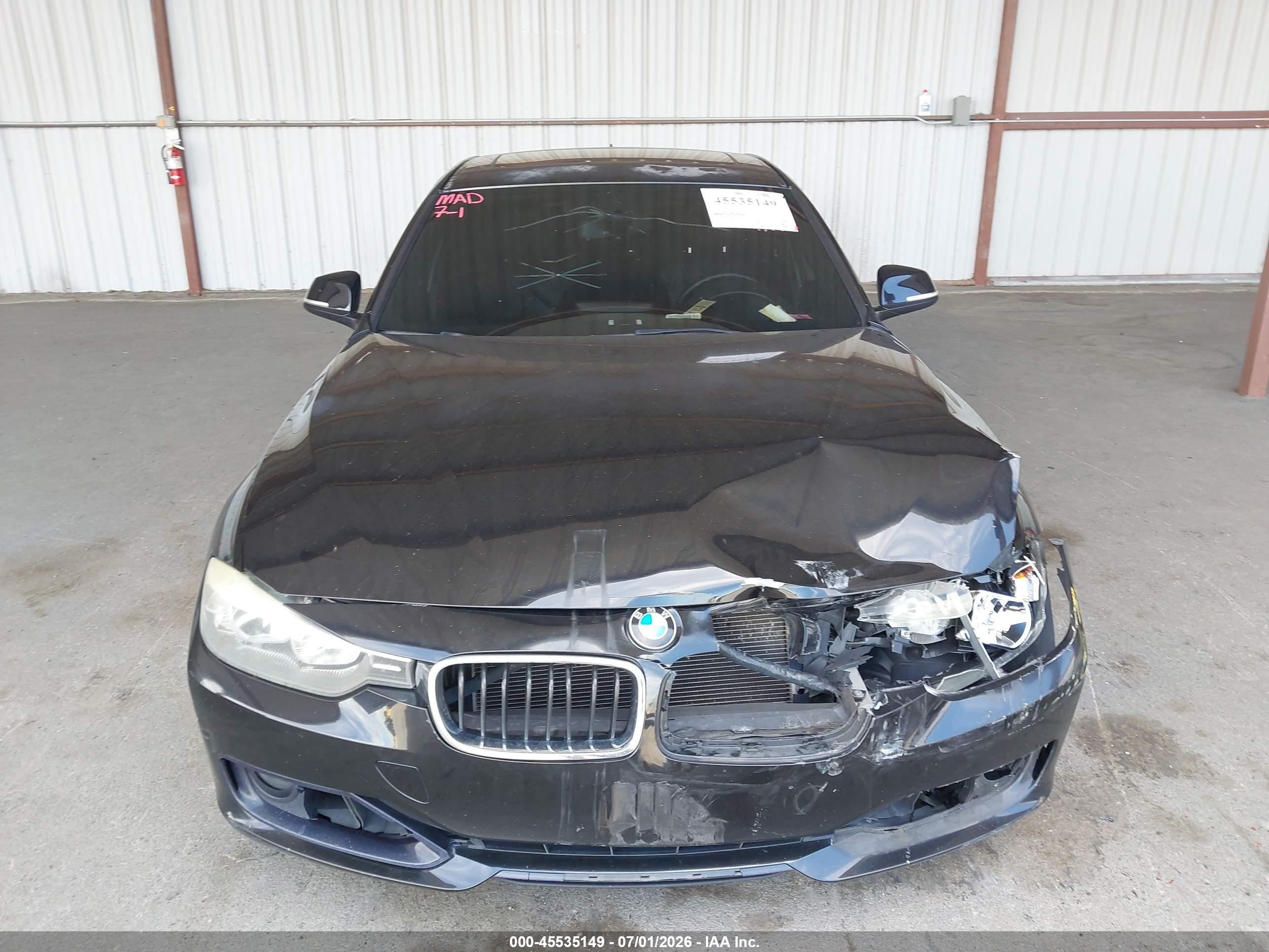 2013 Bmw 328i Black vin: WBA3C1C5XDF443645