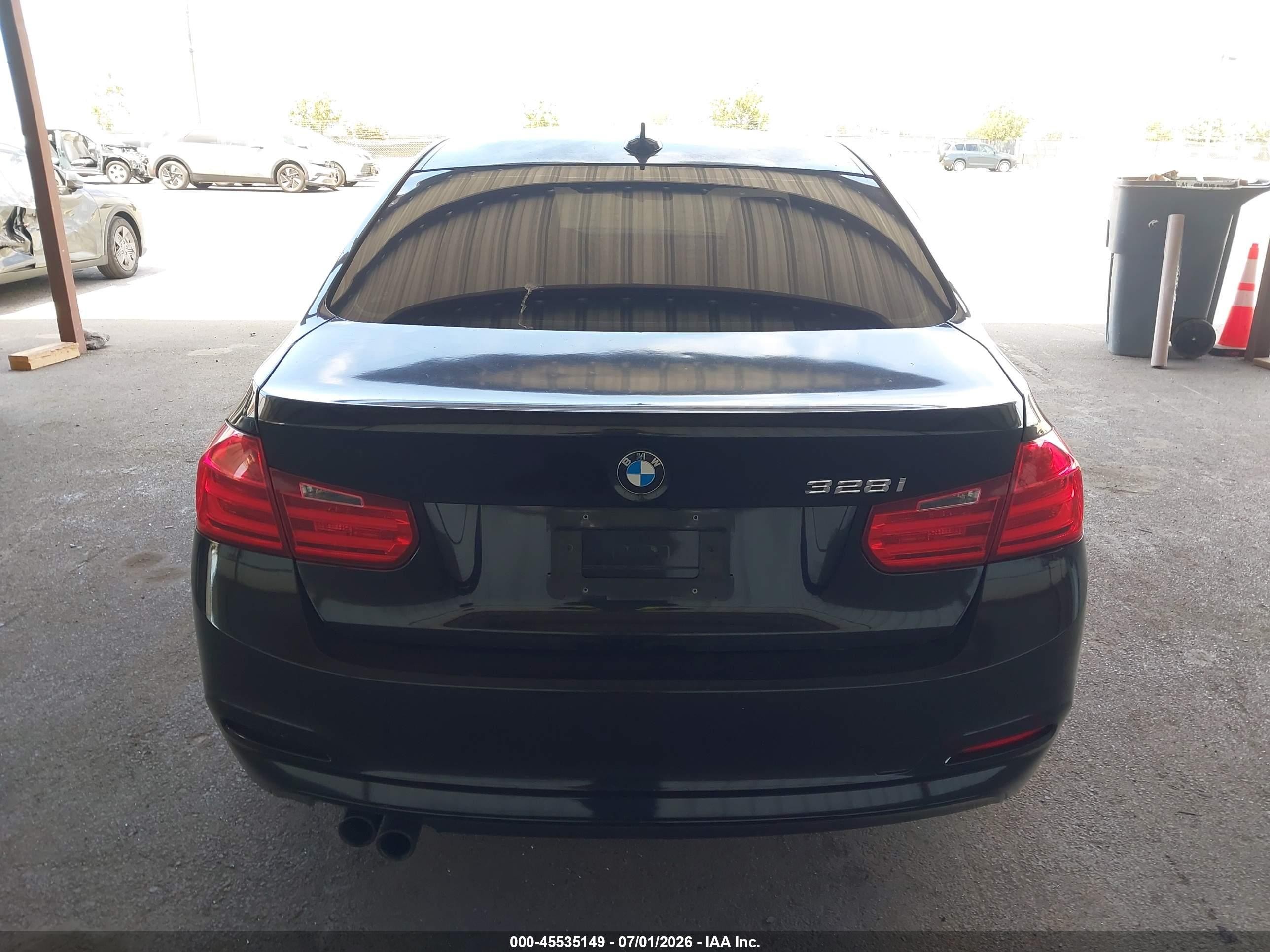 2013 Bmw 328i Black vin: WBA3C1C5XDF443645