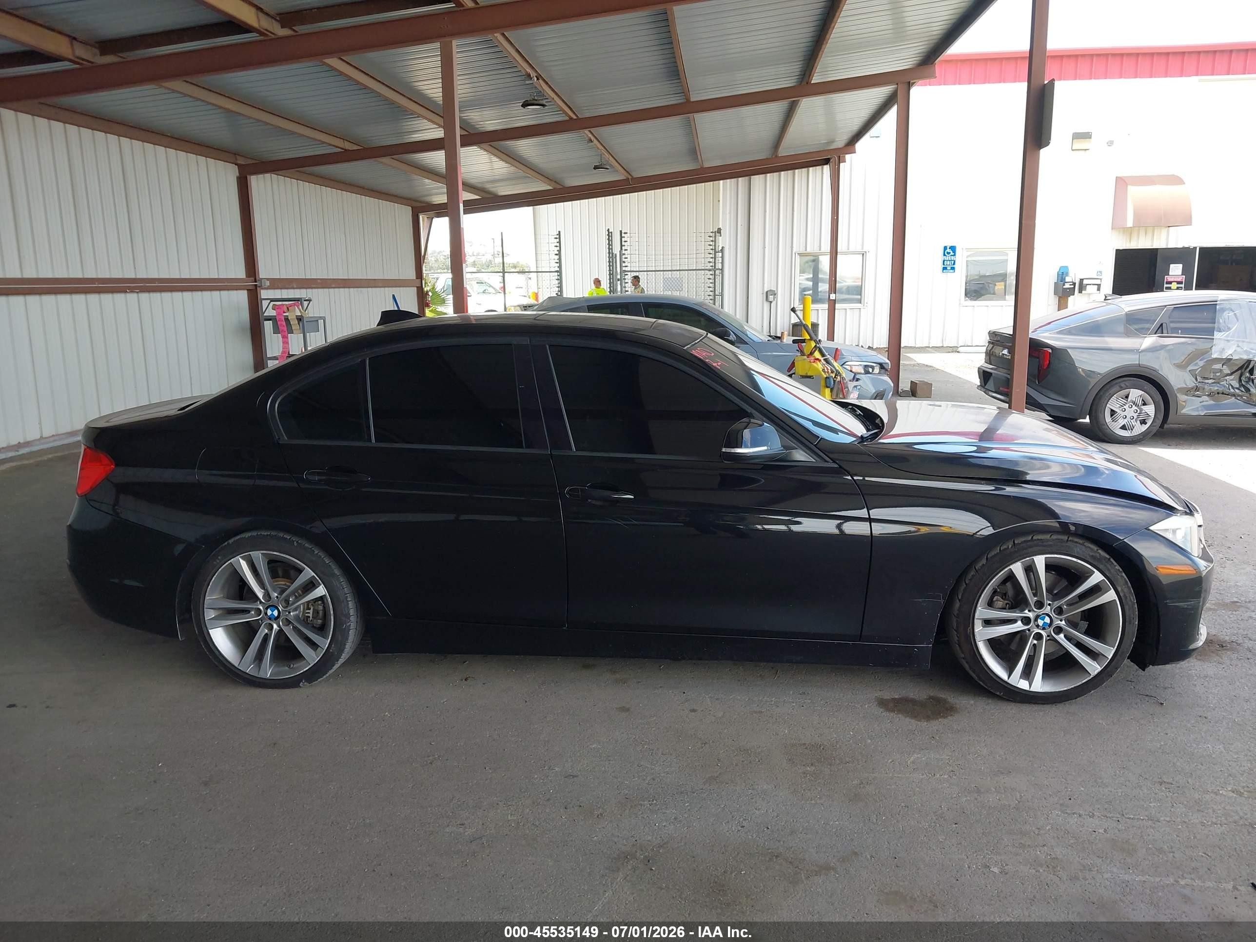 2013 Bmw 328i Black vin: WBA3C1C5XDF443645
