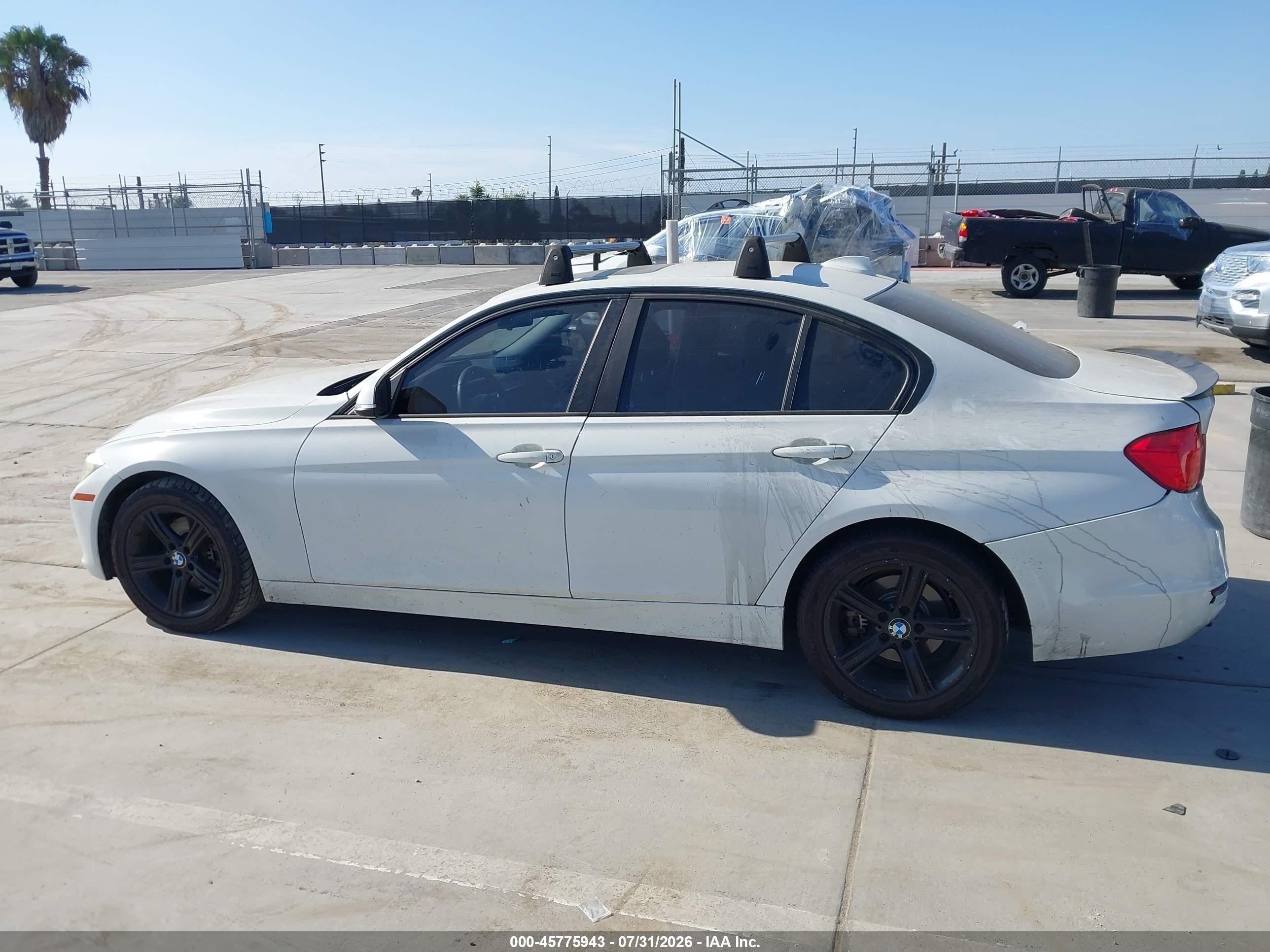 2013 Bmw 328i   White vin: WBA3C1C5XDF444231