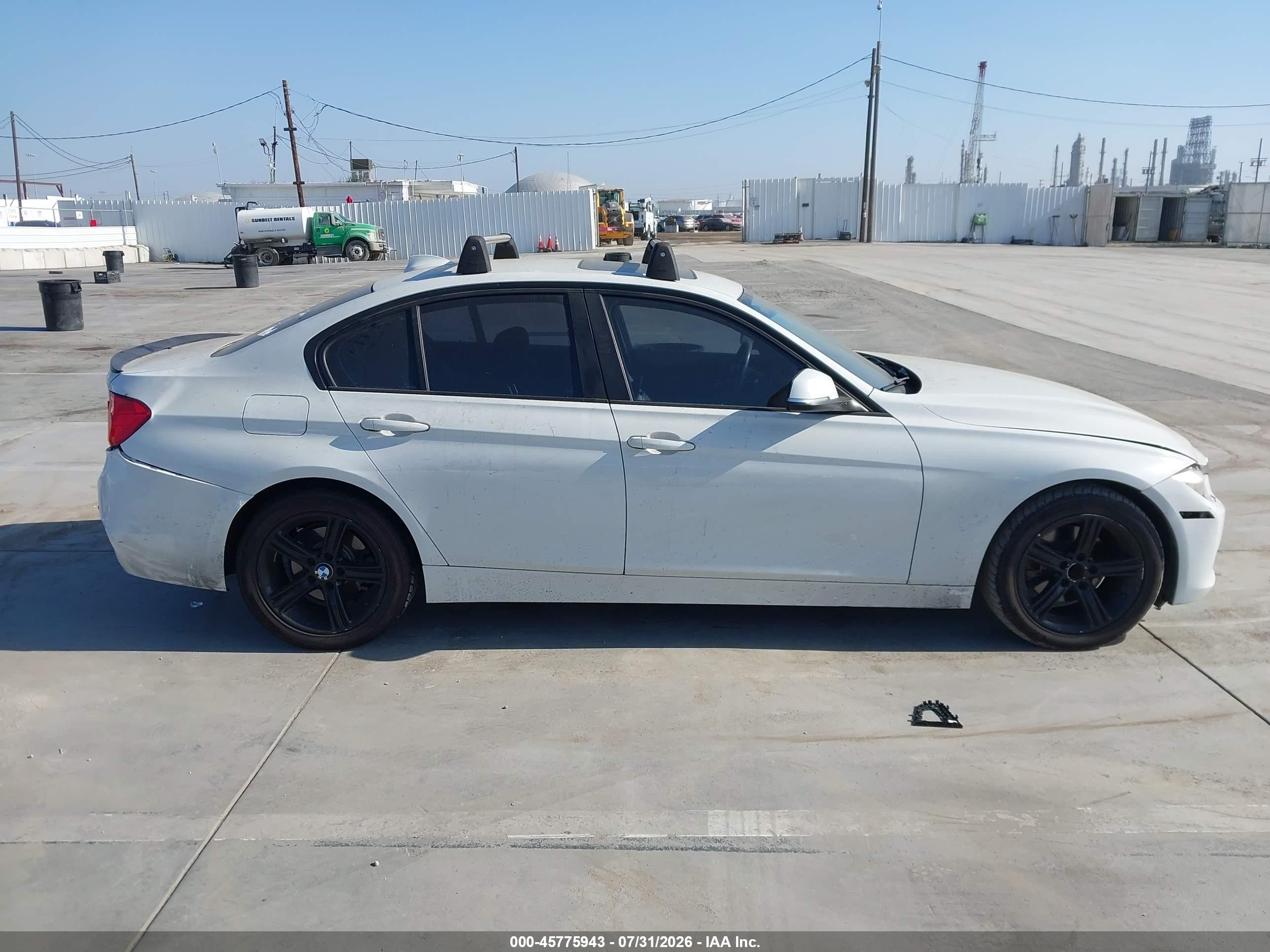 2013 Bmw 328i   White vin: WBA3C1C5XDF444231