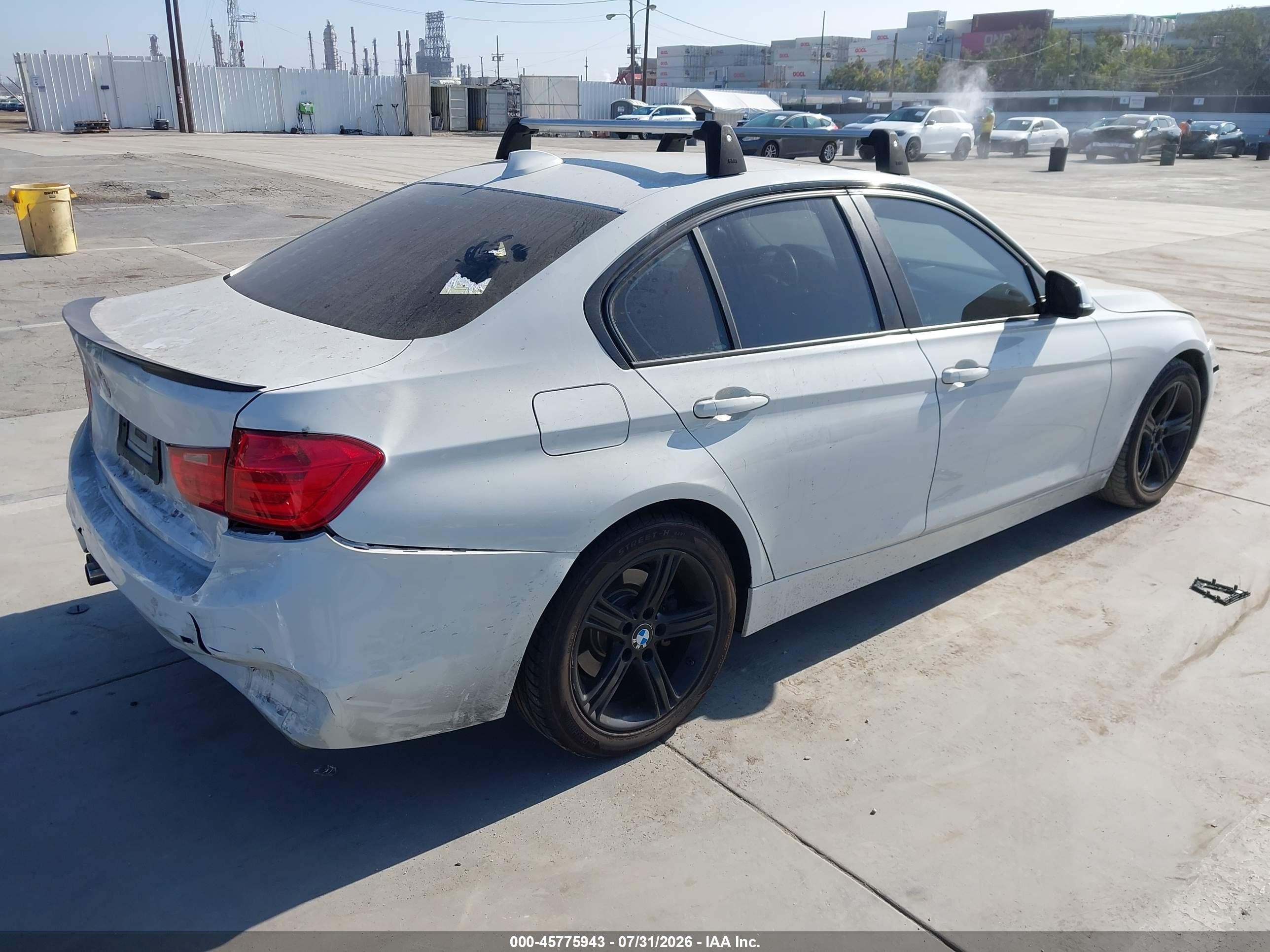 2013 Bmw 328i   White vin: WBA3C1C5XDF444231