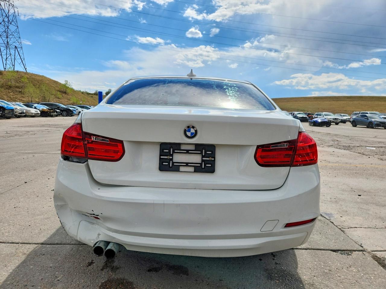 2013 Bmw 328 I Sulev White vin: WBA3C1C5XDF444617