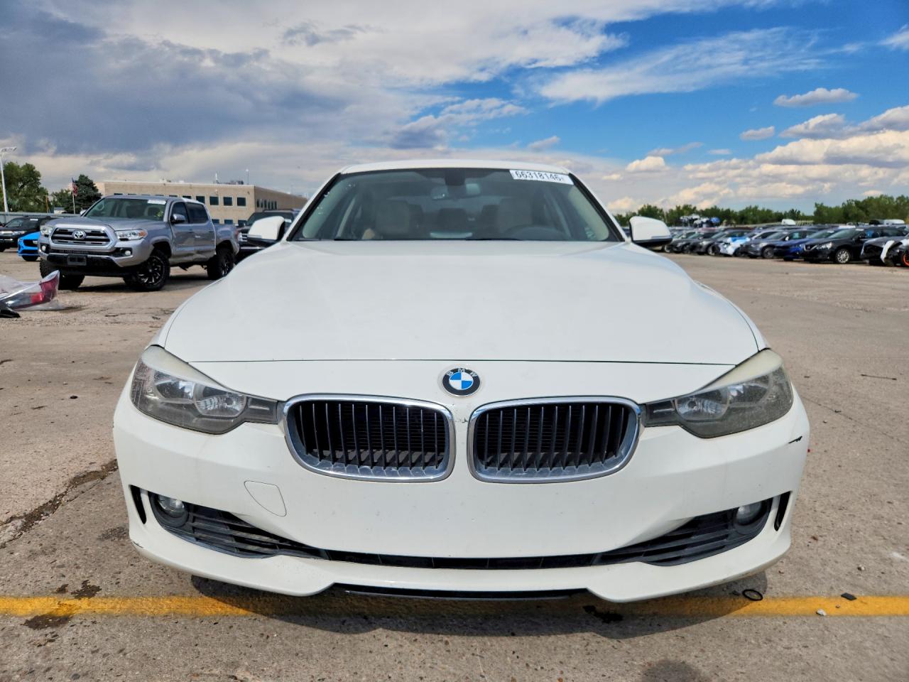 2013 Bmw 328 I Sulev White vin: WBA3C1C5XDF444617