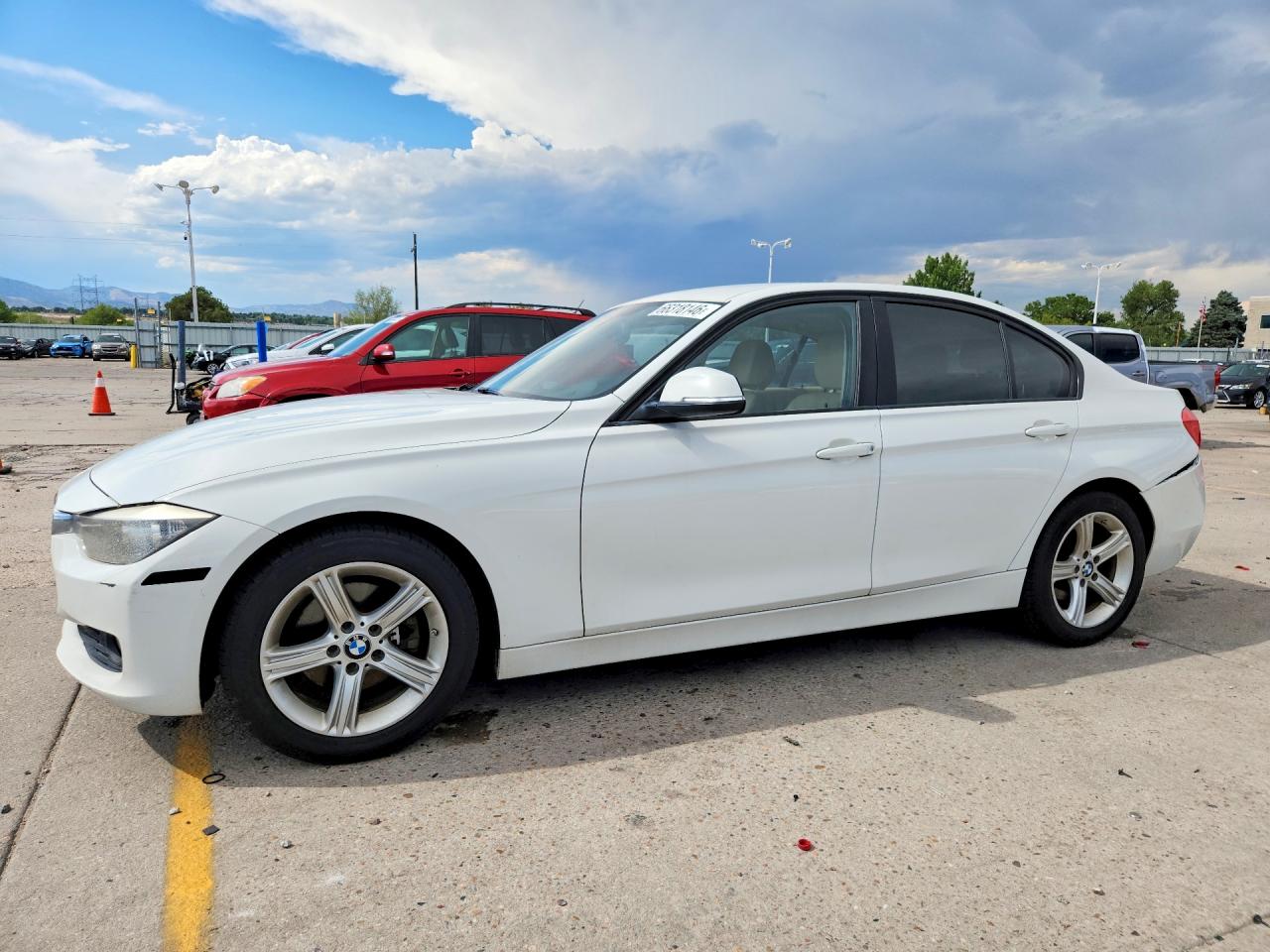 2013 Bmw 328 I Sulev White vin: WBA3C1C5XDF444617
