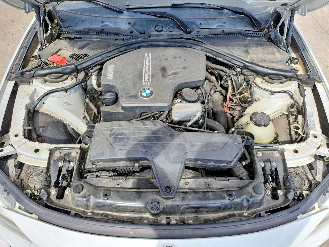 2013 Bmw 328 I Sulev White vin: WBA3C1C5XDF444617