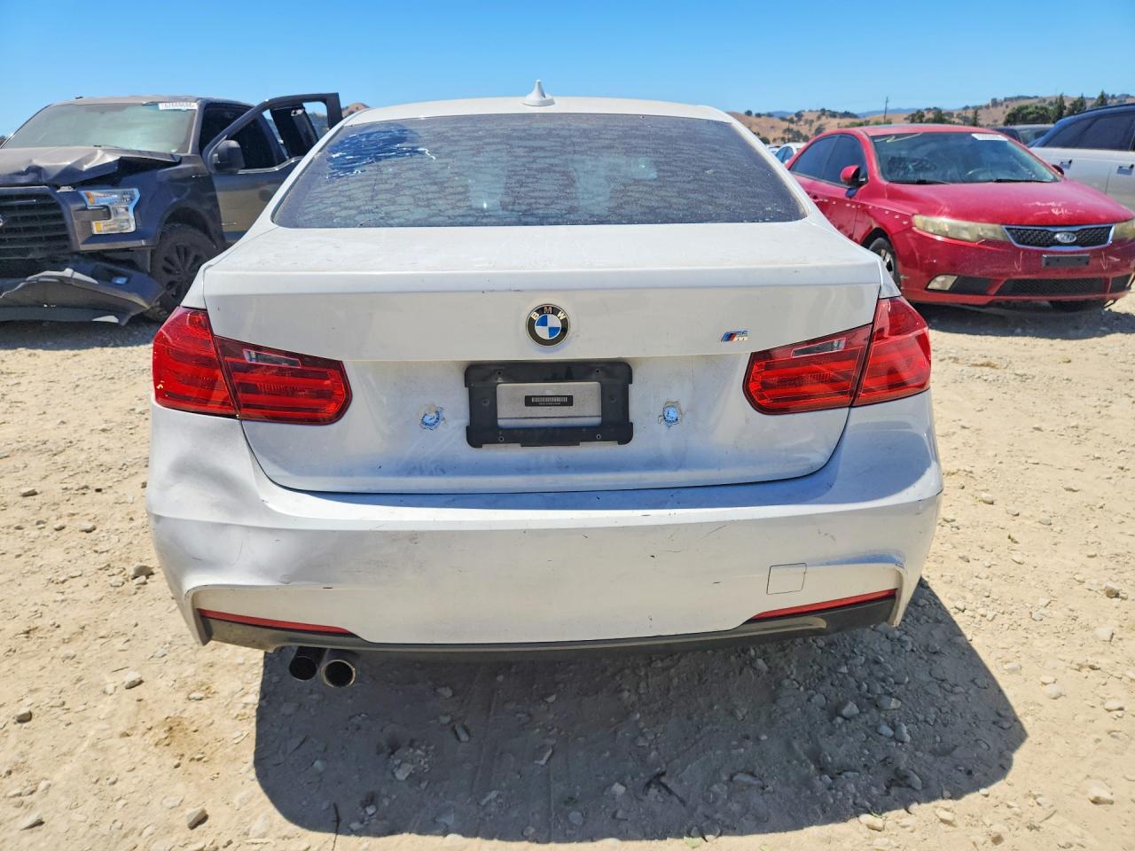 2013 Bmw 328 I Sulev Белый vin: WBA3C1C5XDK104729