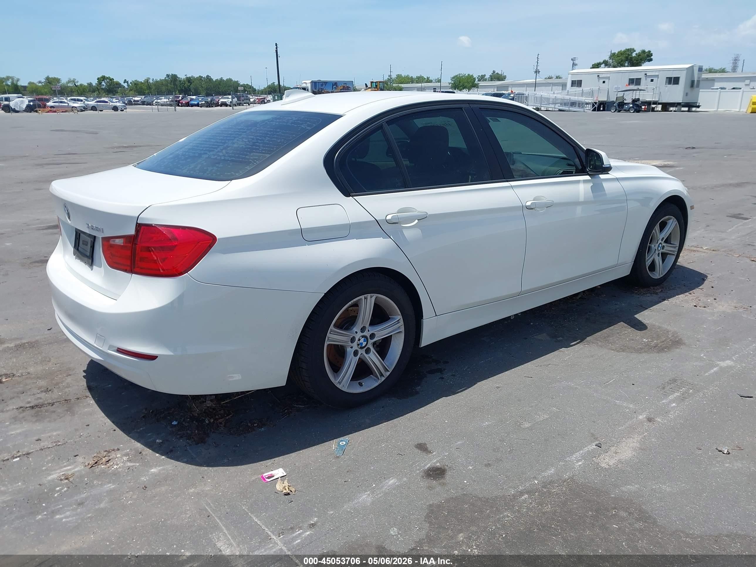 2014 Bmw 328i   White vin: WBA3C1C5XEK105140