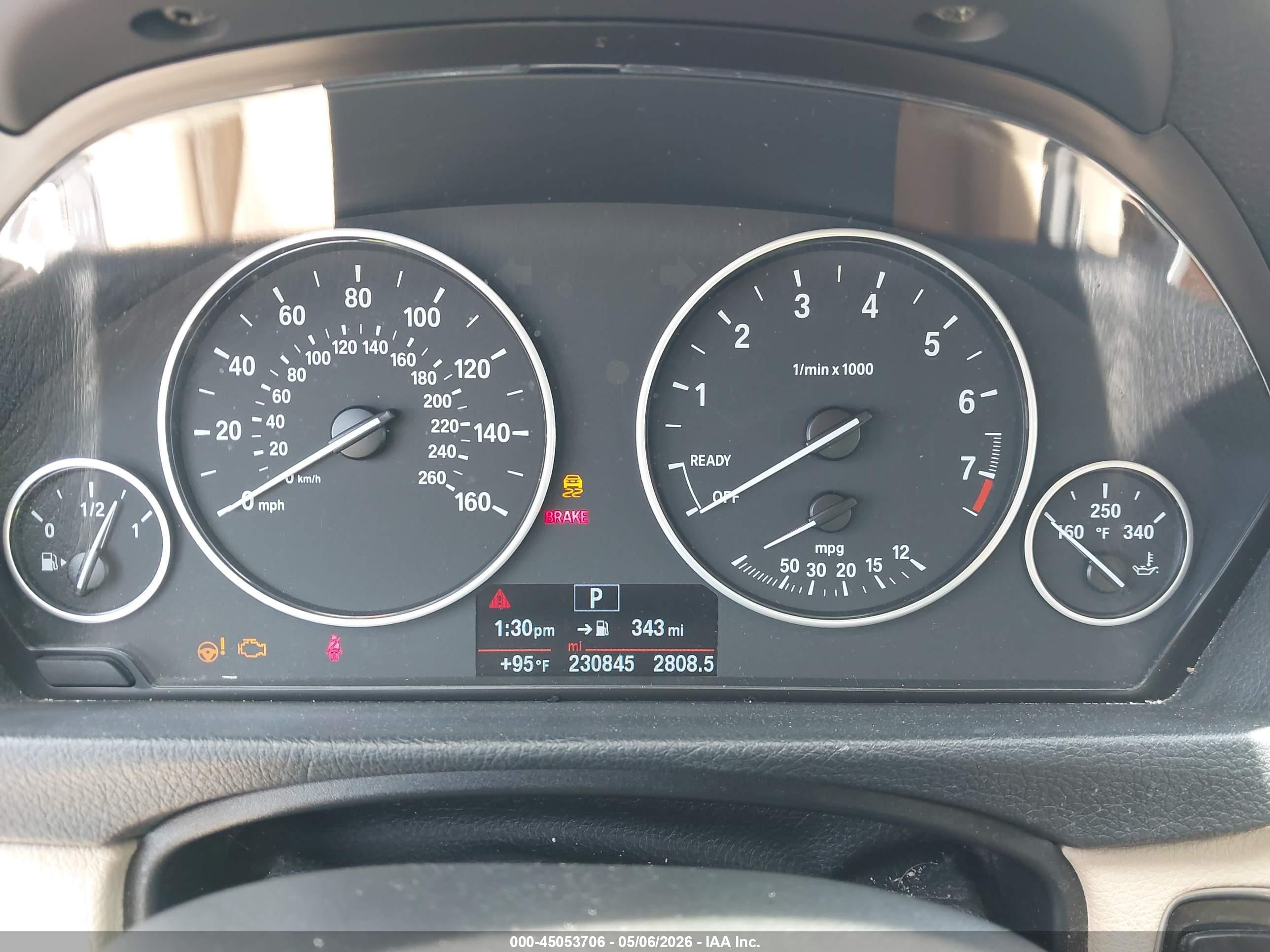 2014 Bmw 328i   White vin: WBA3C1C5XEK105140