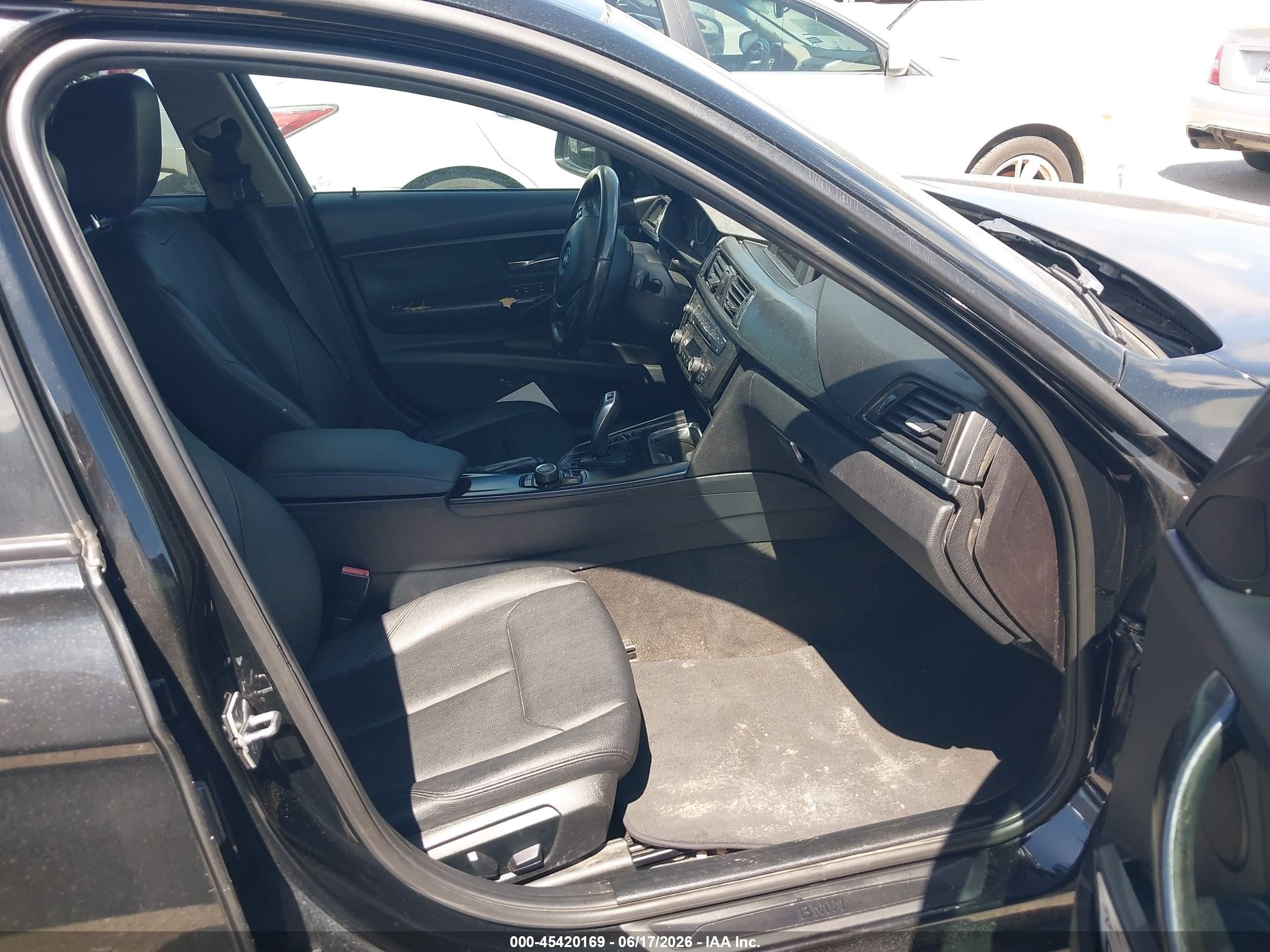 2014 Bmw 328i   Black vin: WBA3C1C5XEK110435