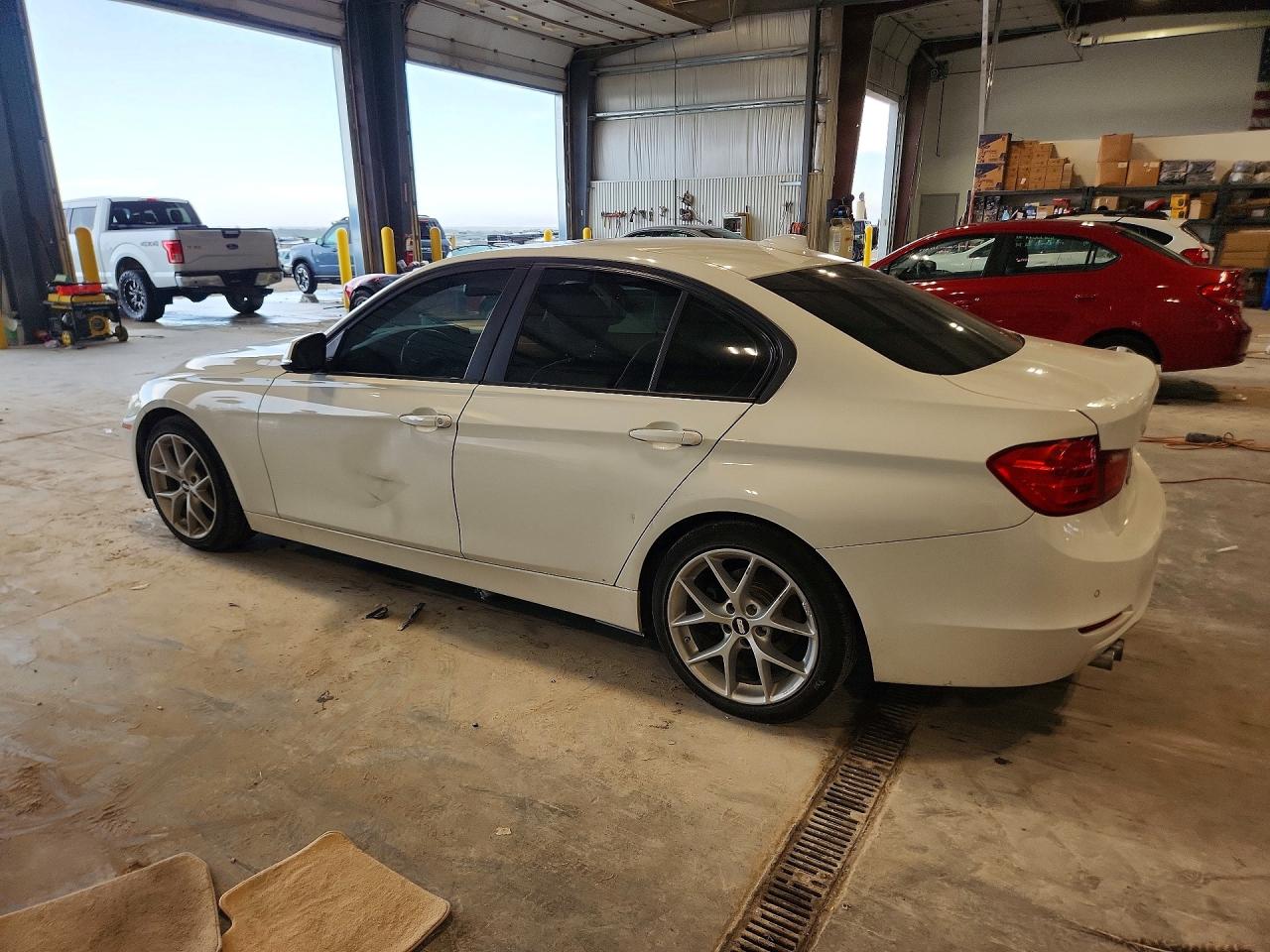 2014 Bmw 328 I Sulev White vin: WBA3C1C5XEK111973