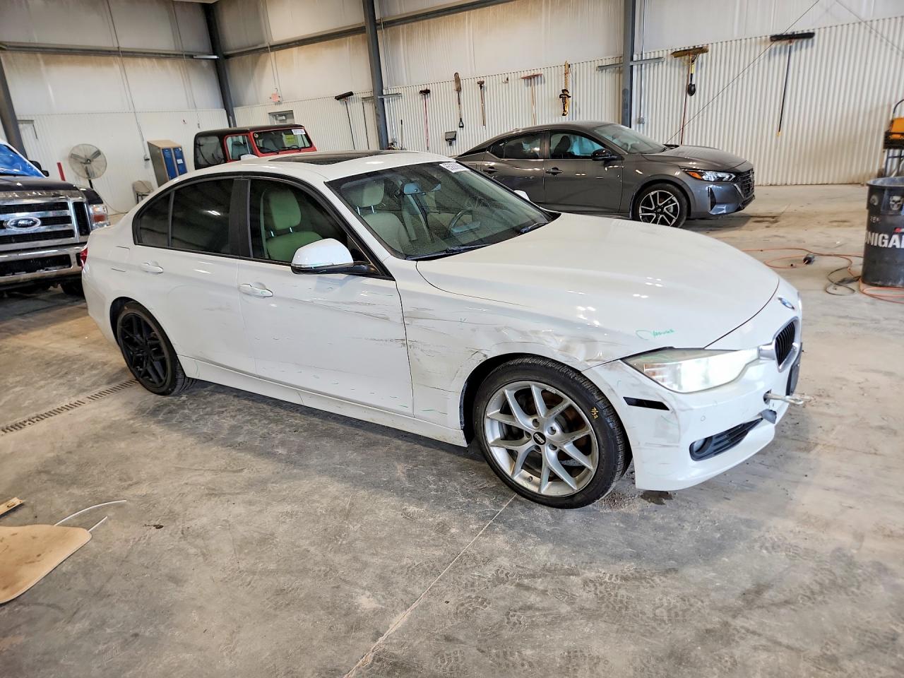 2014 Bmw 328 I Sulev White vin: WBA3C1C5XEK111973