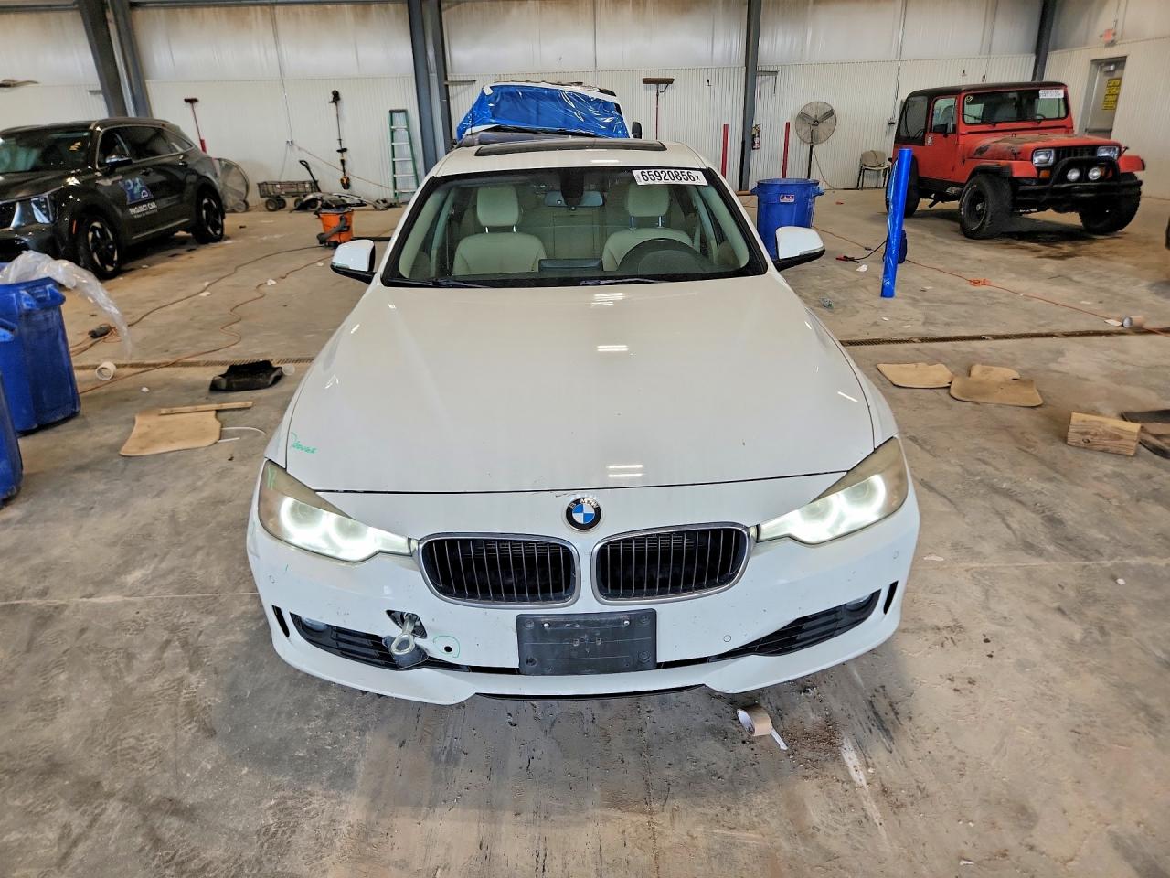 2014 Bmw 328 I Sulev White vin: WBA3C1C5XEK111973