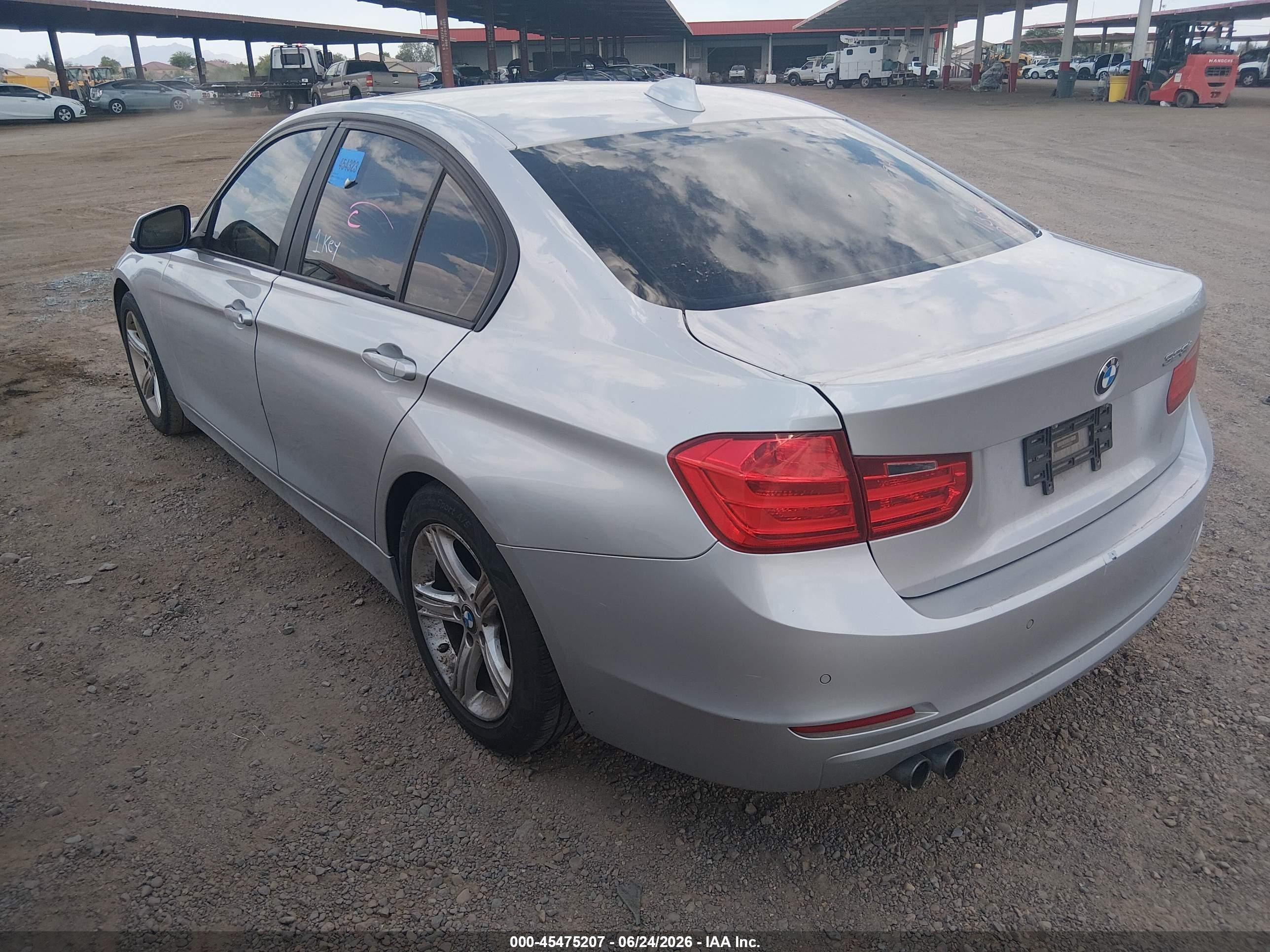 2014 Bmw 328i   Silver vin: WBA3C1C5XEK113514