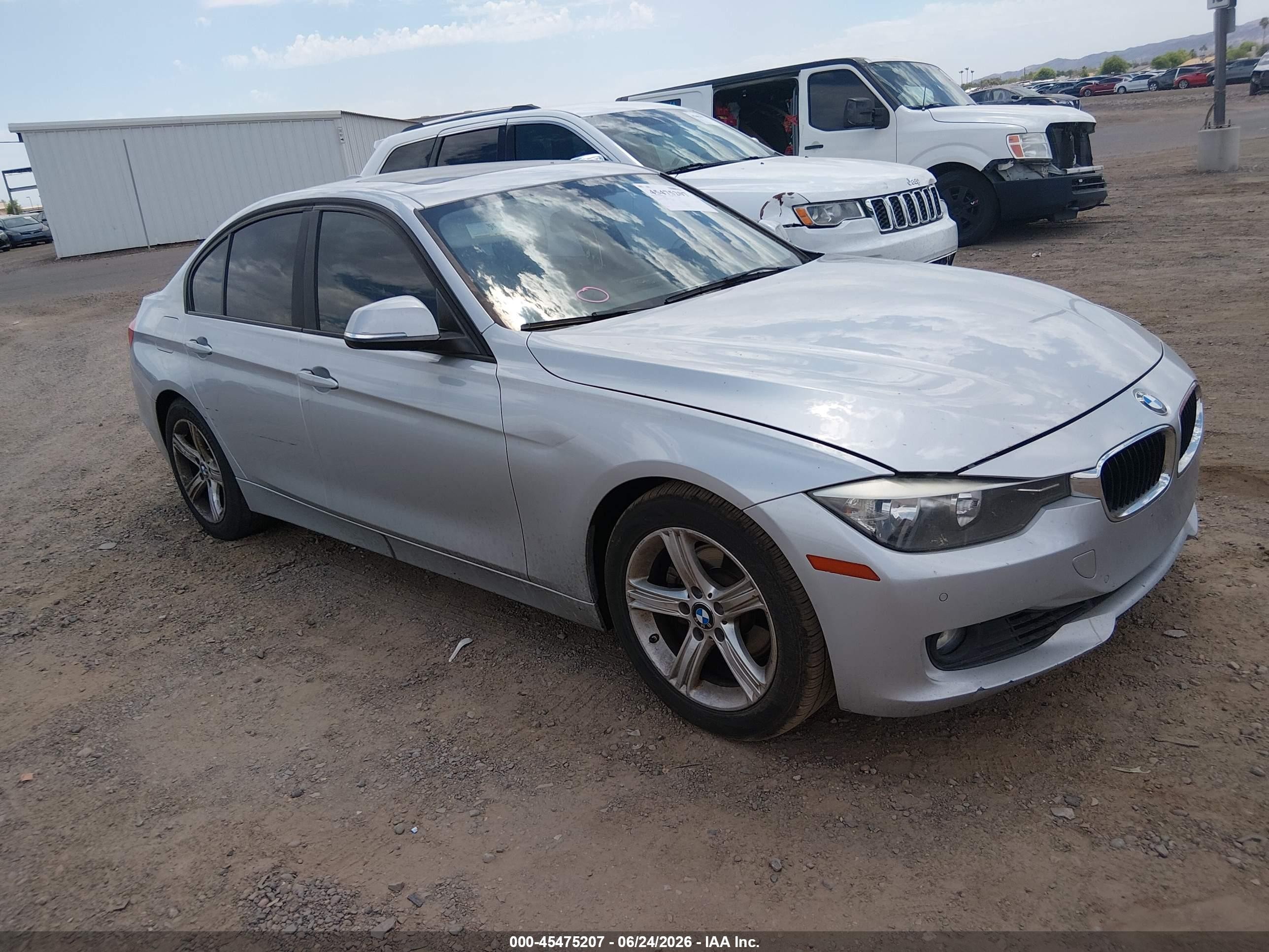 2014 Bmw 328i   Silver vin: WBA3C1C5XEK113514