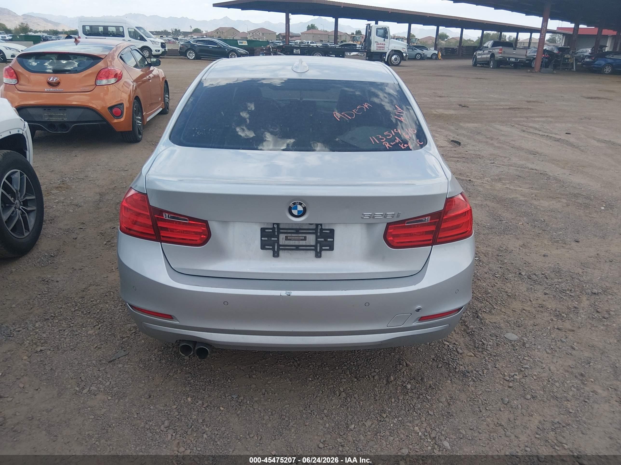 2014 Bmw 328i   Silver vin: WBA3C1C5XEK113514