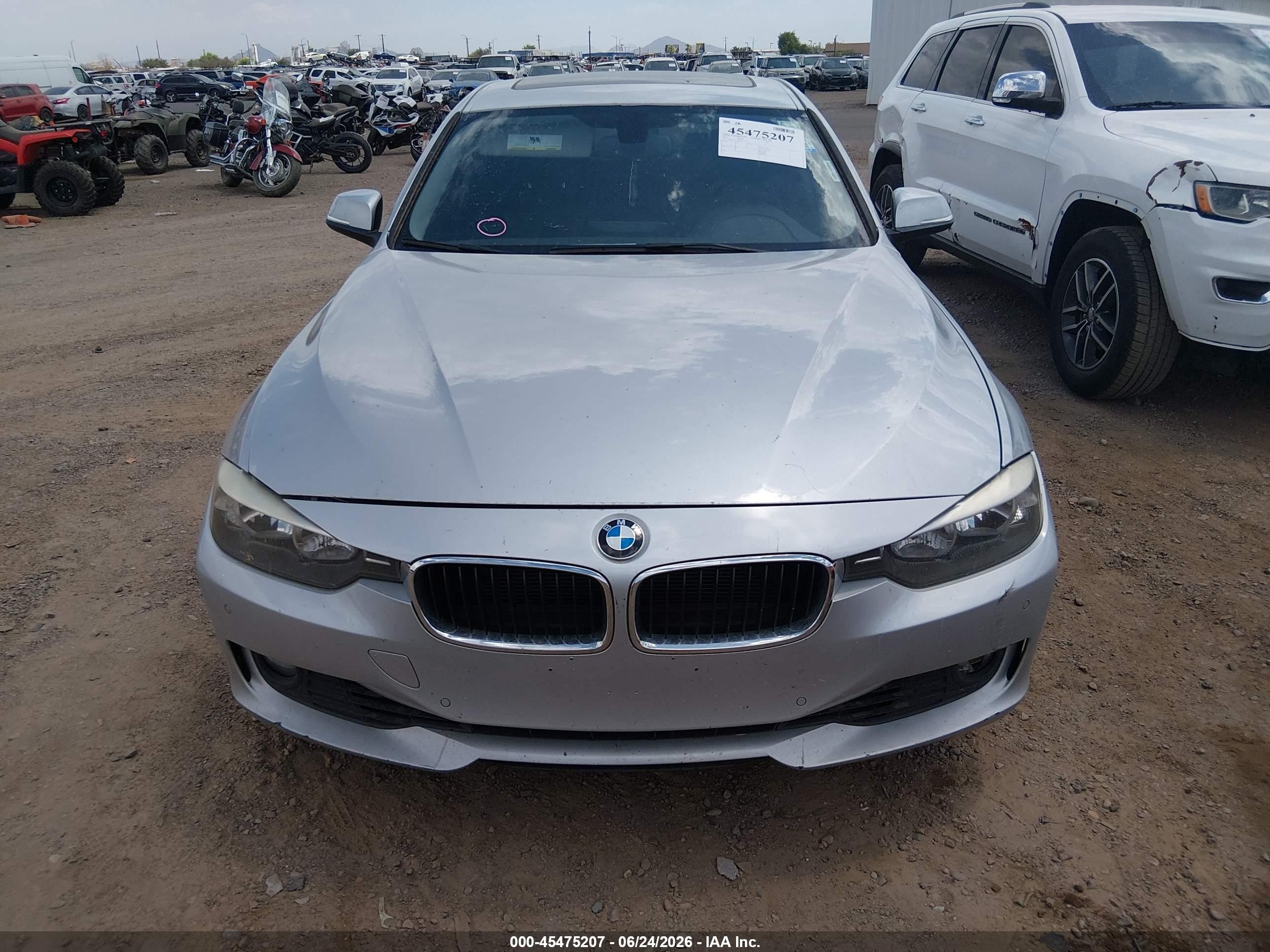 2014 Bmw 328i   Silver vin: WBA3C1C5XEK113514