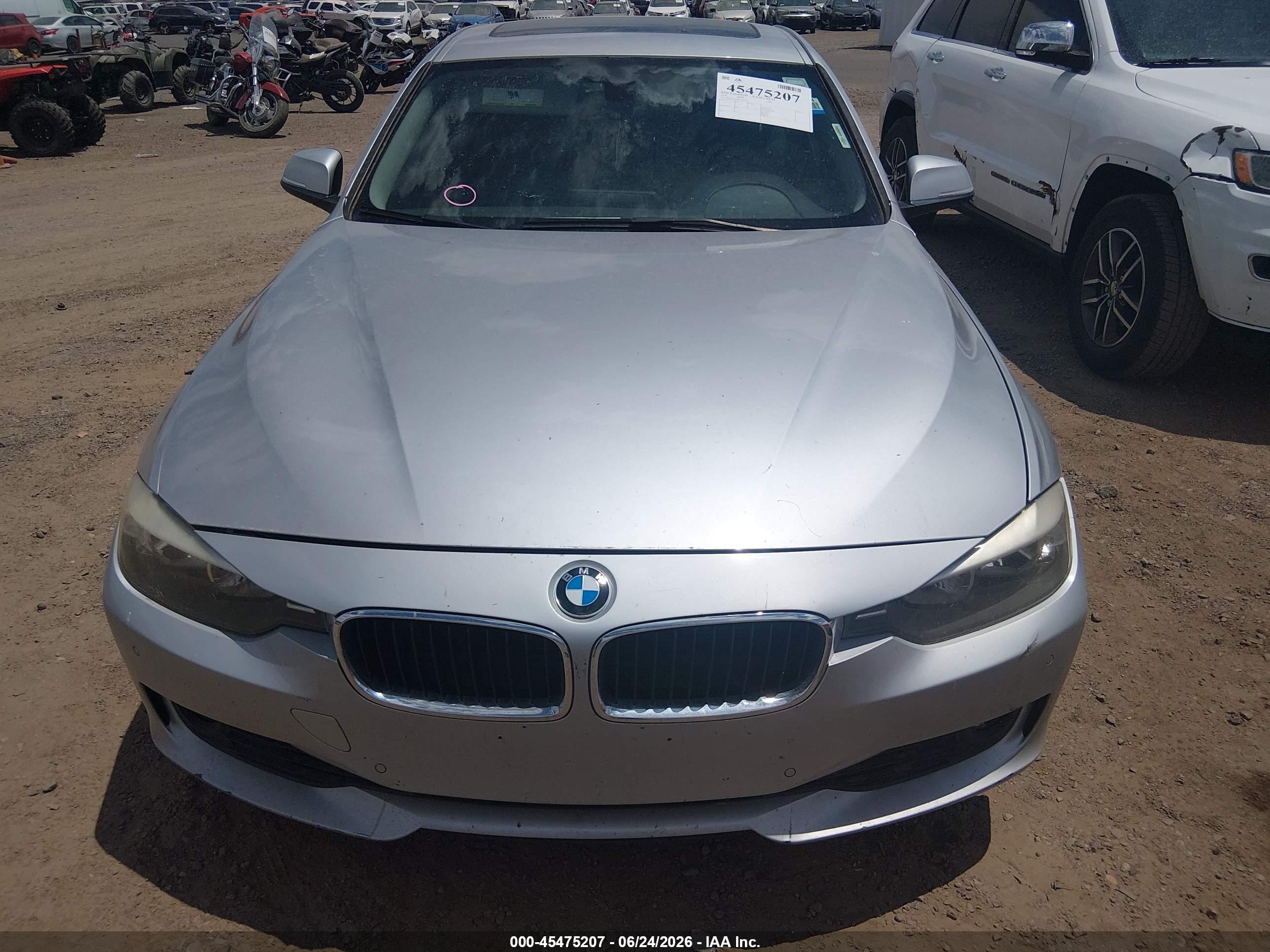 2014 Bmw 328i   Silver vin: WBA3C1C5XEK113514