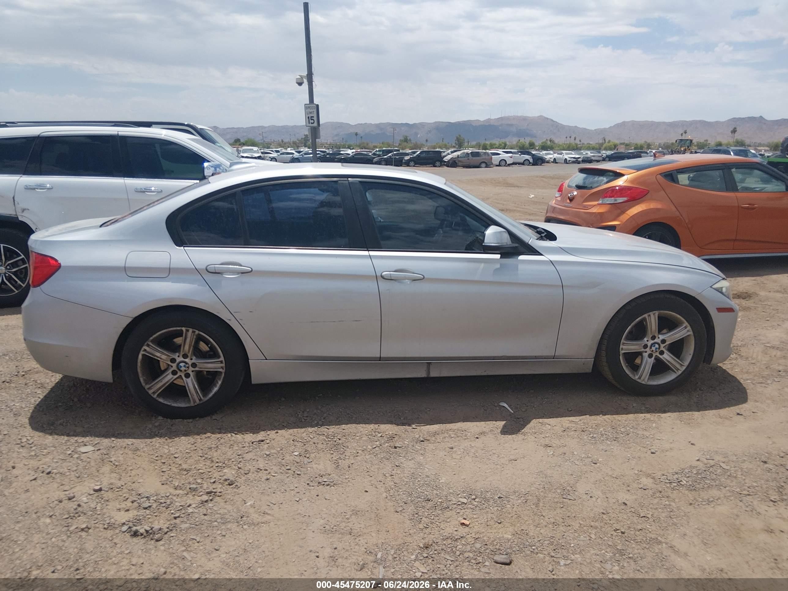 2014 Bmw 328i   Silver vin: WBA3C1C5XEK113514
