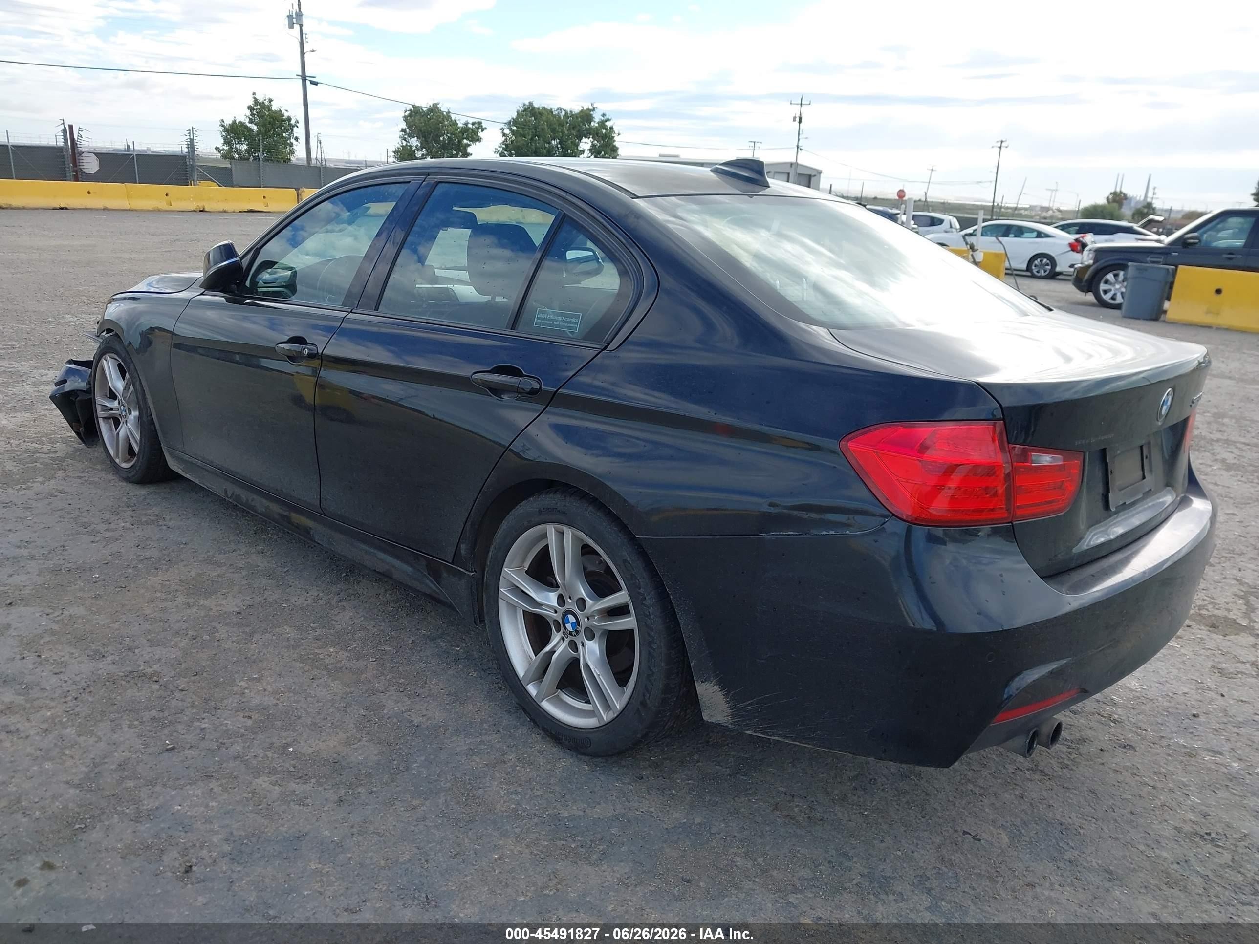 2014 Bmw 328i Black vin: WBA3C1C5XEK115893