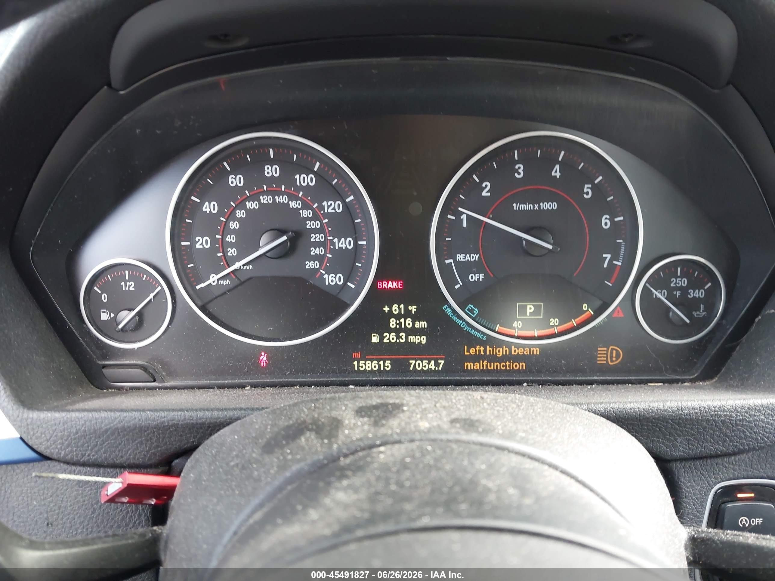 2014 Bmw 328i Black vin: WBA3C1C5XEK115893