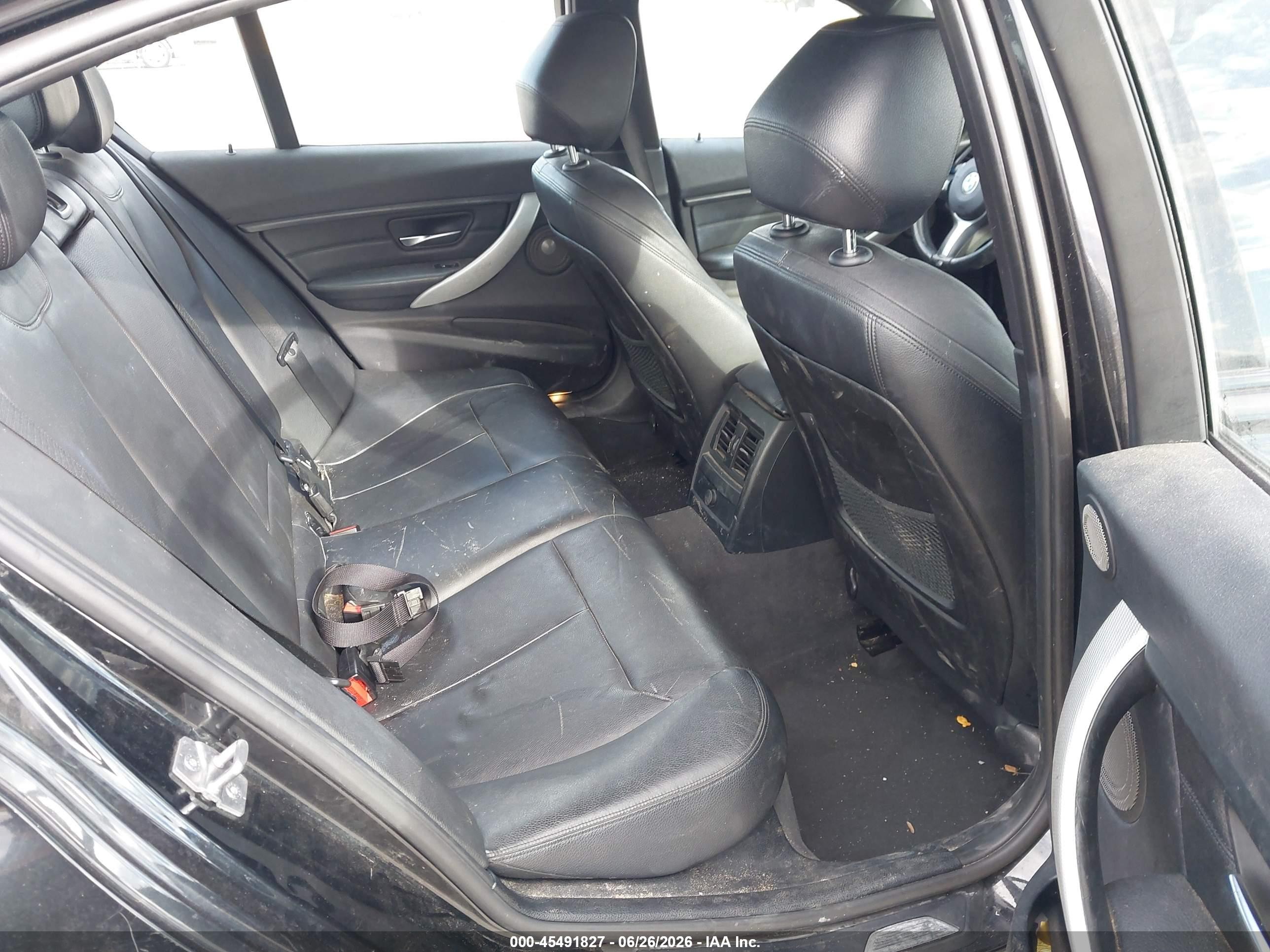 2014 Bmw 328i Black vin: WBA3C1C5XEK115893