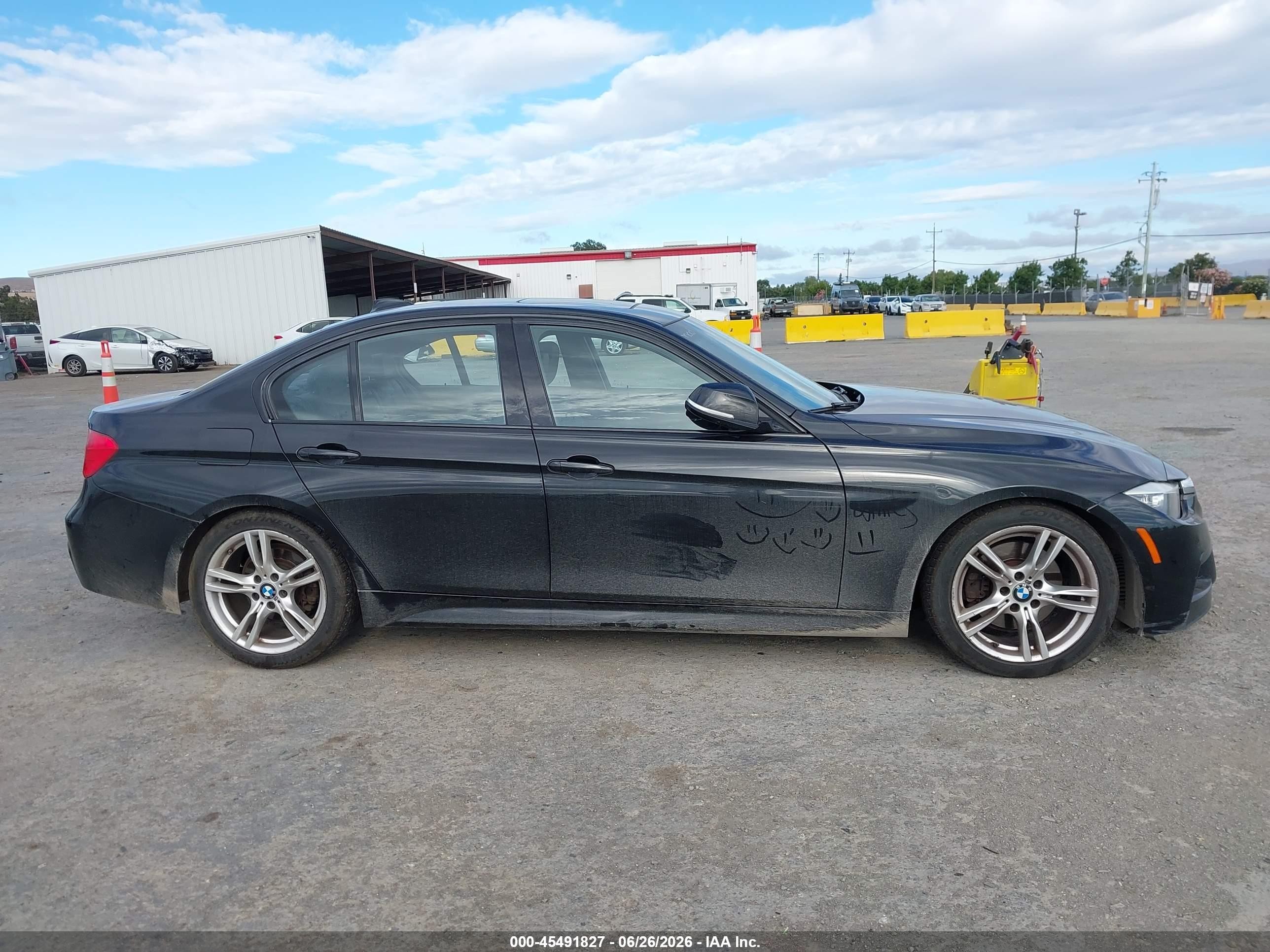 2014 Bmw 328i Black vin: WBA3C1C5XEK115893