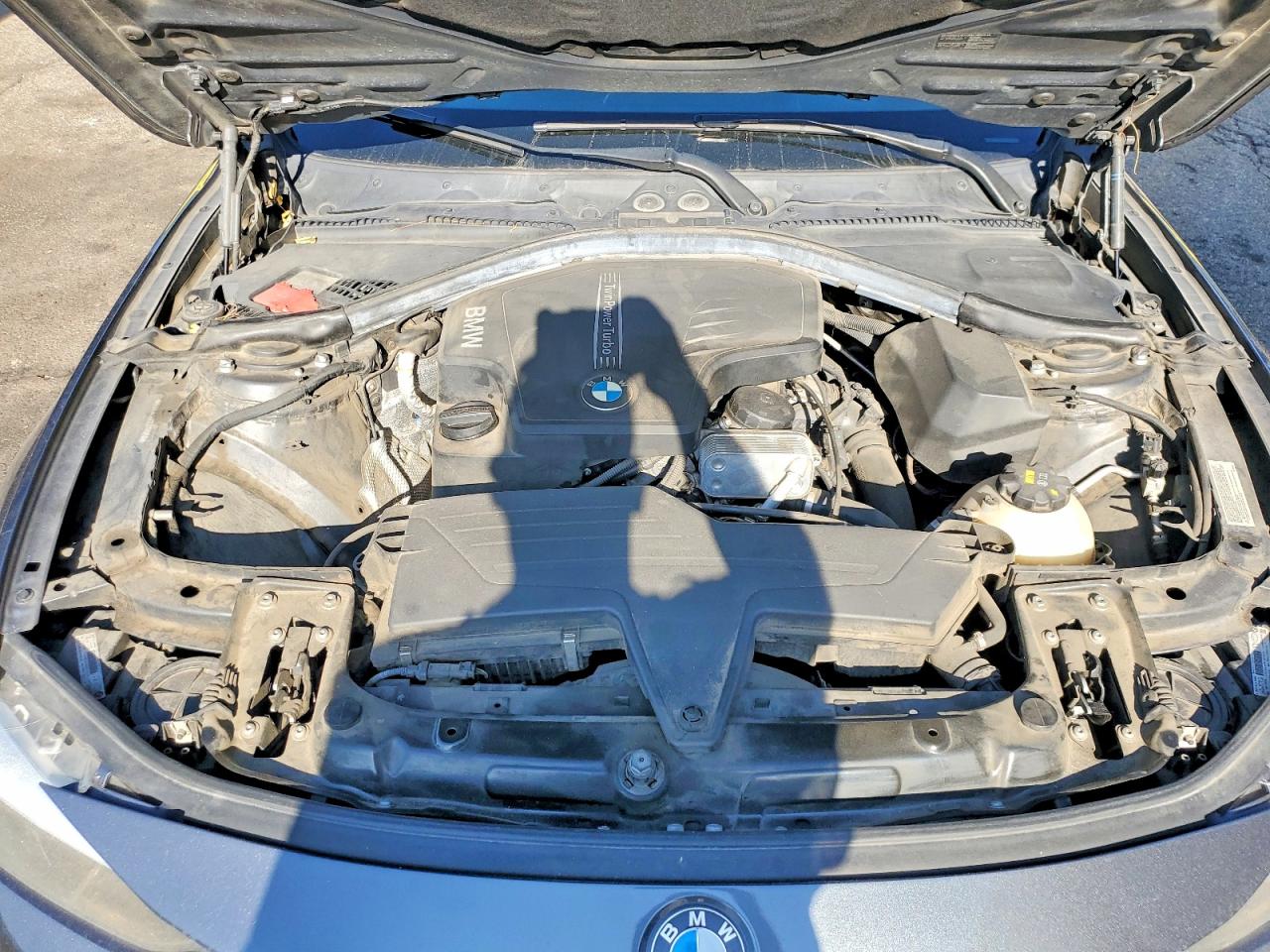 2014 Bmw 328 I Sulev Gray vin: WBA3C1C5XEK117059