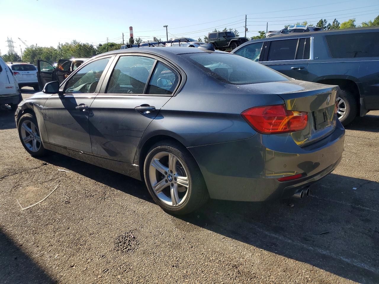 2014 Bmw 328 I Sulev Gray vin: WBA3C1C5XEK117059