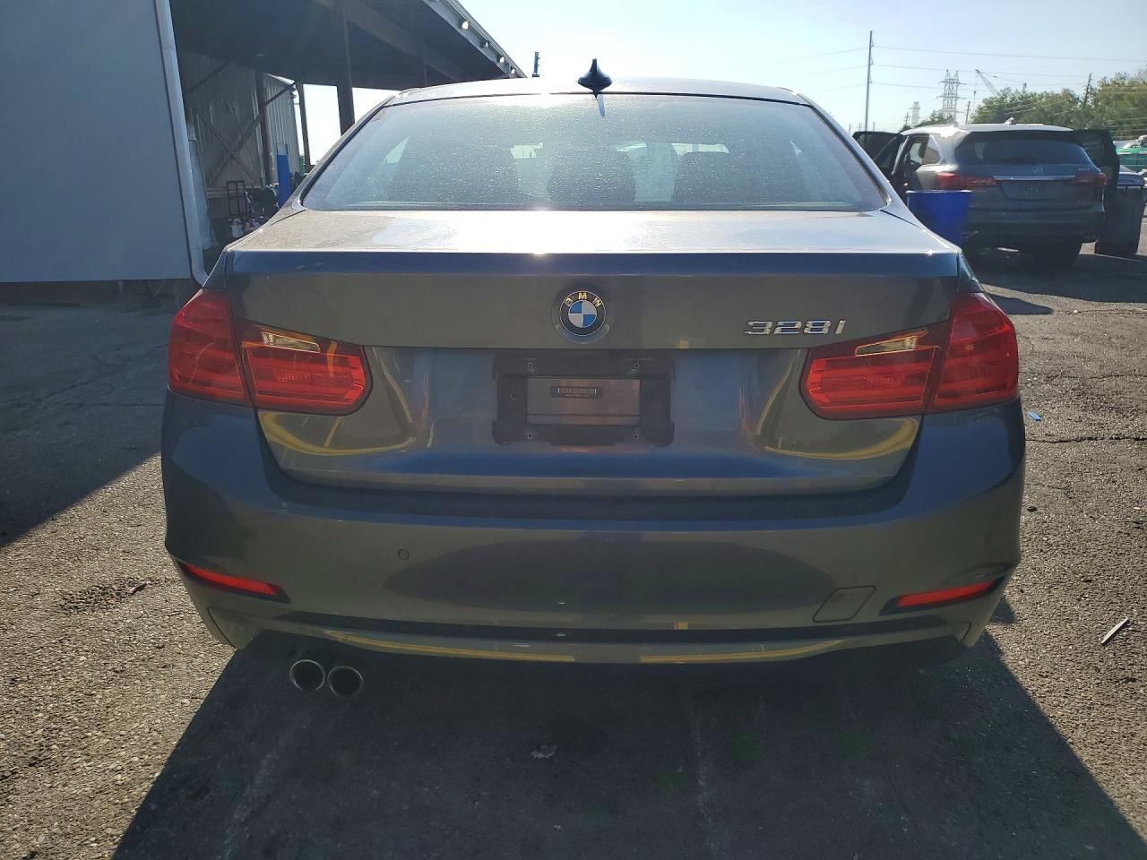 2014 Bmw 328 I Sulev Gray vin: WBA3C1C5XEK117059