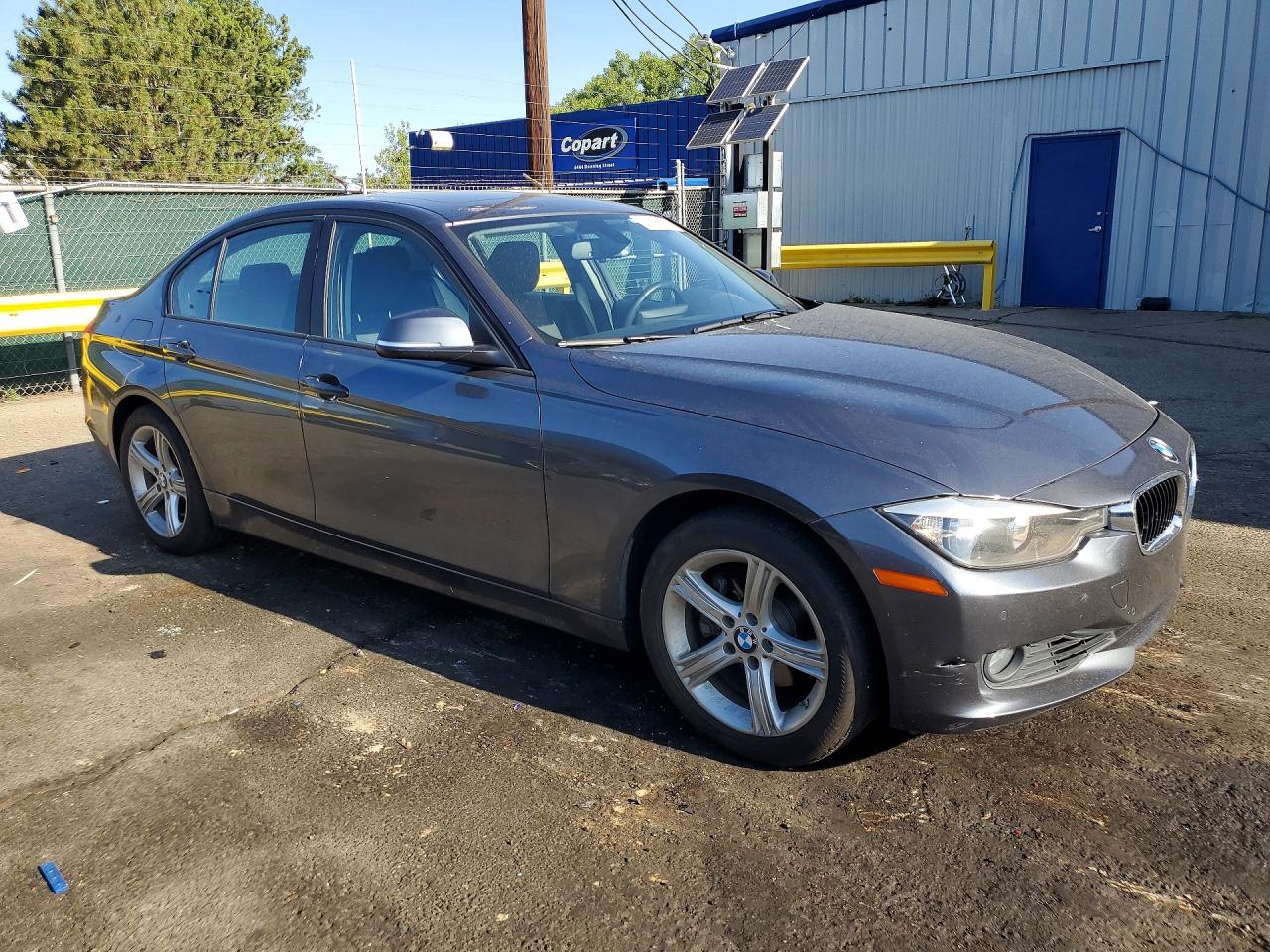2014 Bmw 328 I Sulev Gray vin: WBA3C1C5XEK117059