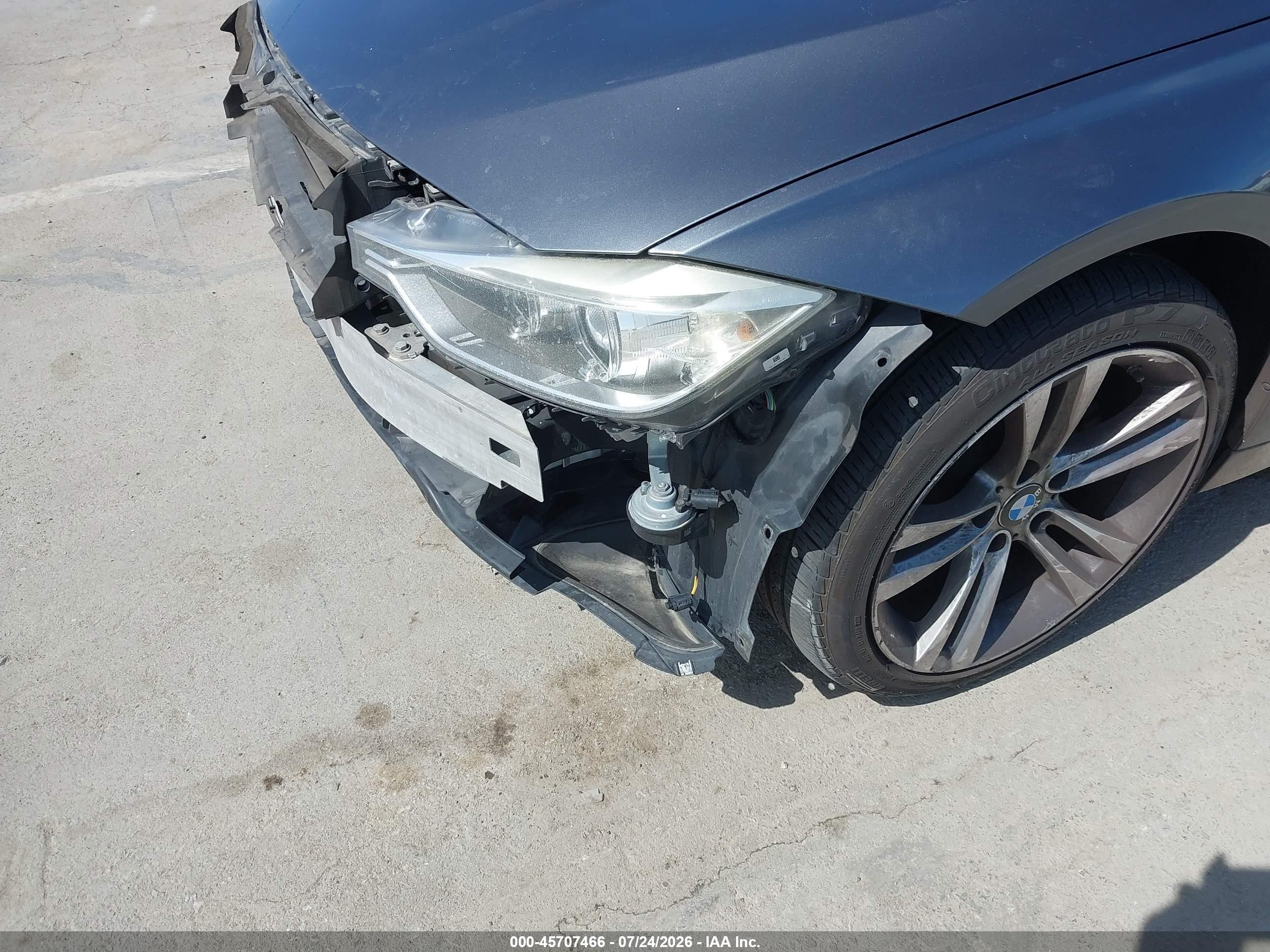 2015 Bmw 328i   Gray vin: WBA3C1C5XFP851057