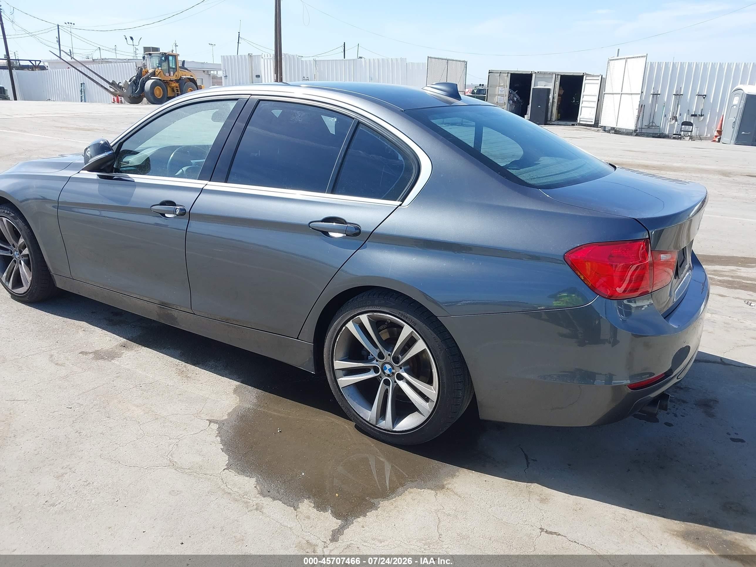 2015 Bmw 328i   Gray vin: WBA3C1C5XFP851057