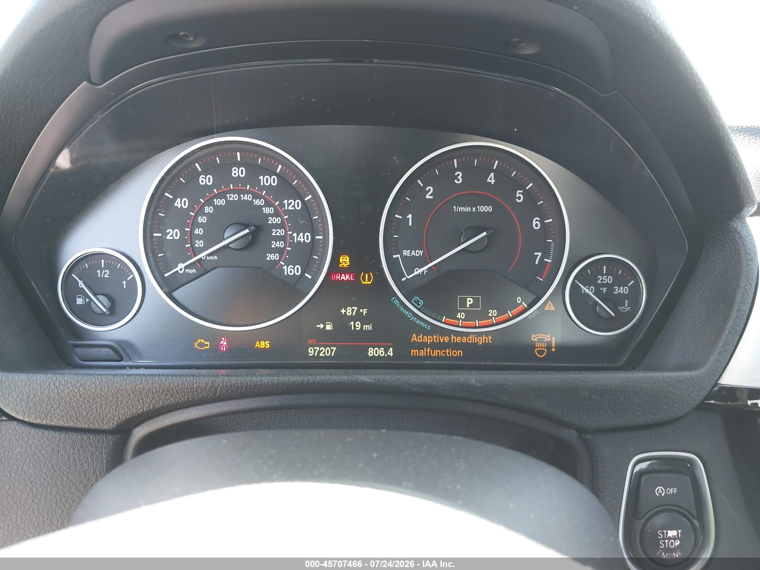 2015 Bmw 328i   Gray vin: WBA3C1C5XFP851057