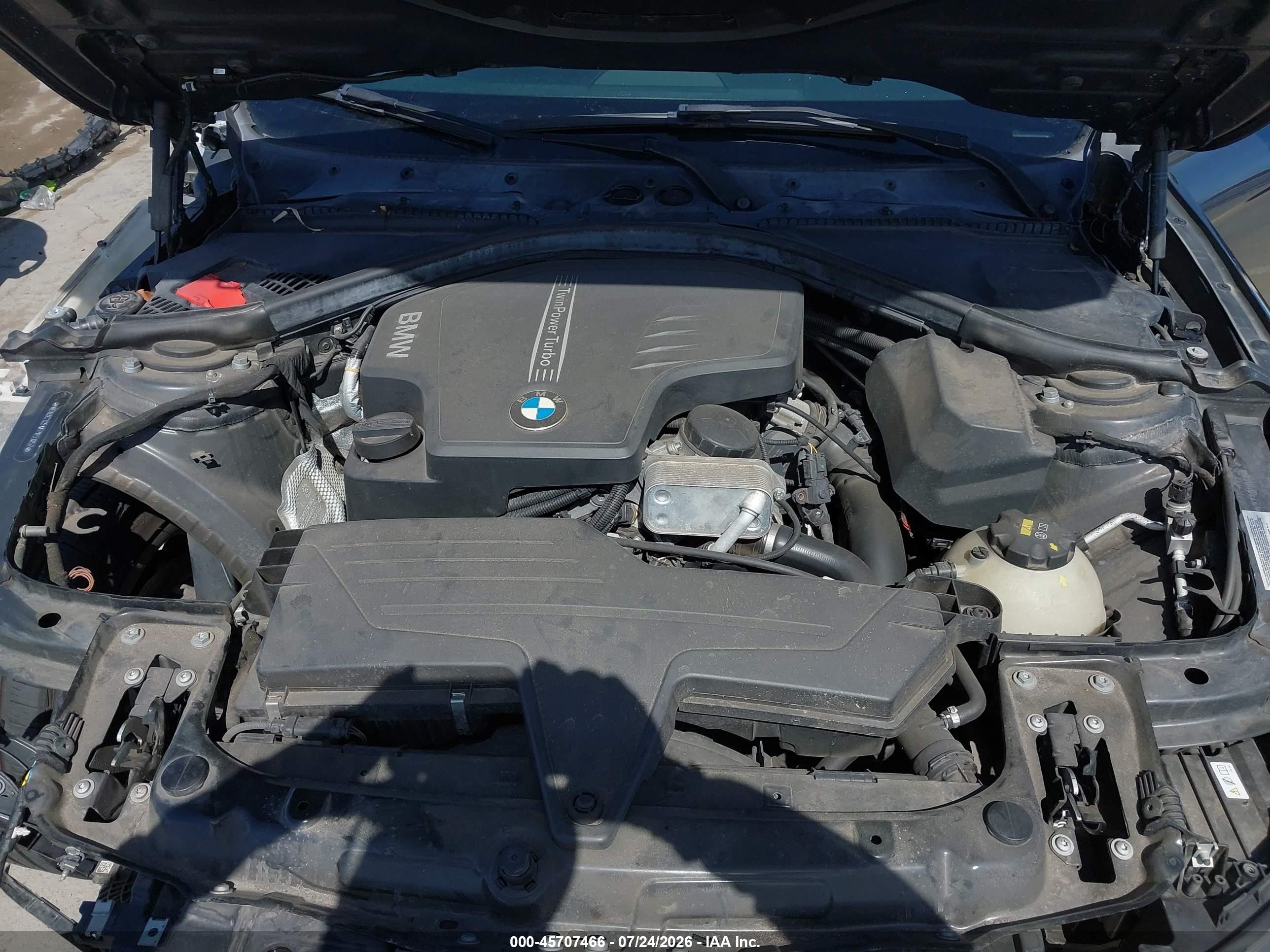 2015 Bmw 328i   Gray vin: WBA3C1C5XFP851057