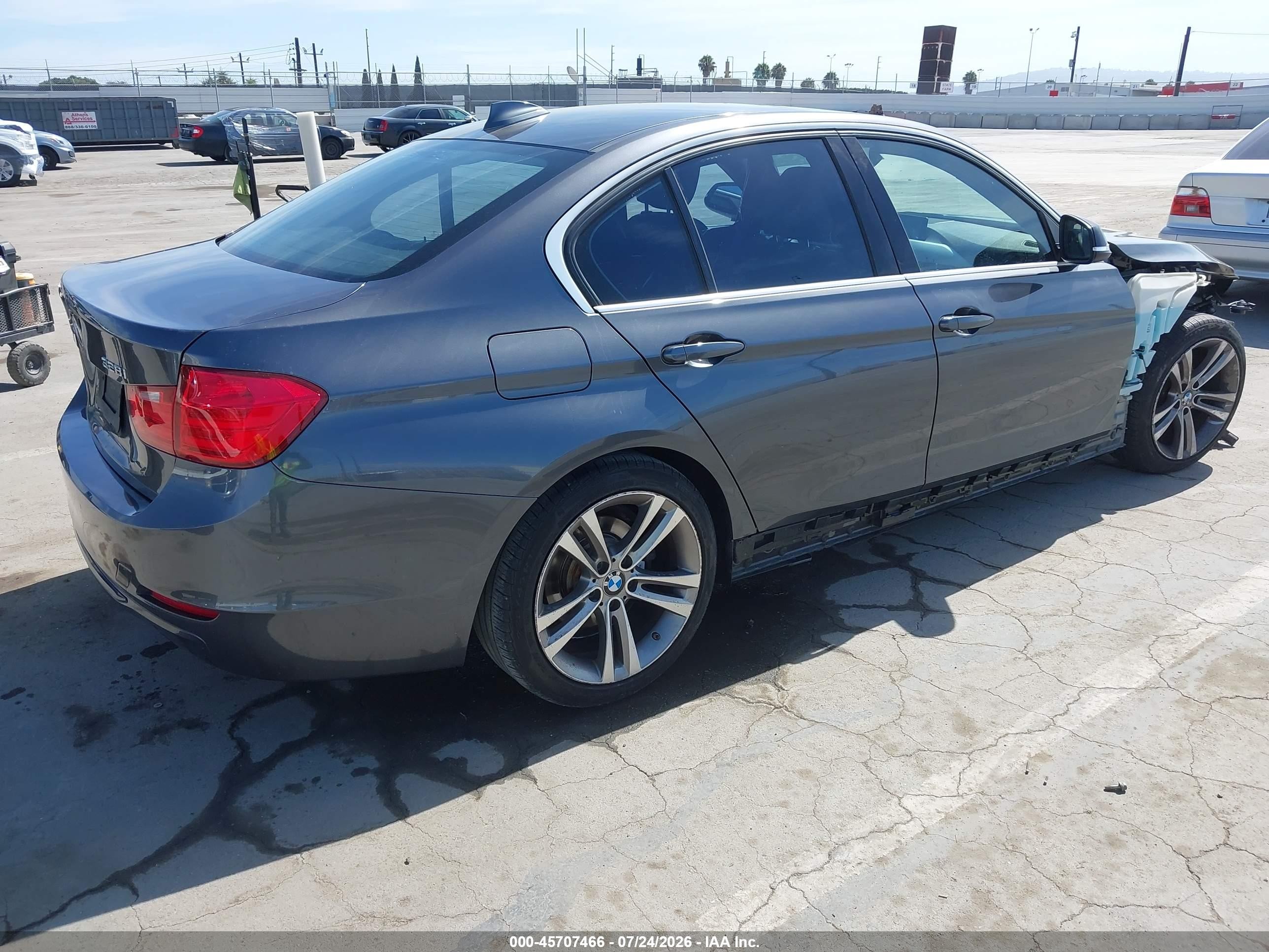 2015 Bmw 328i   Gray vin: WBA3C1C5XFP851057