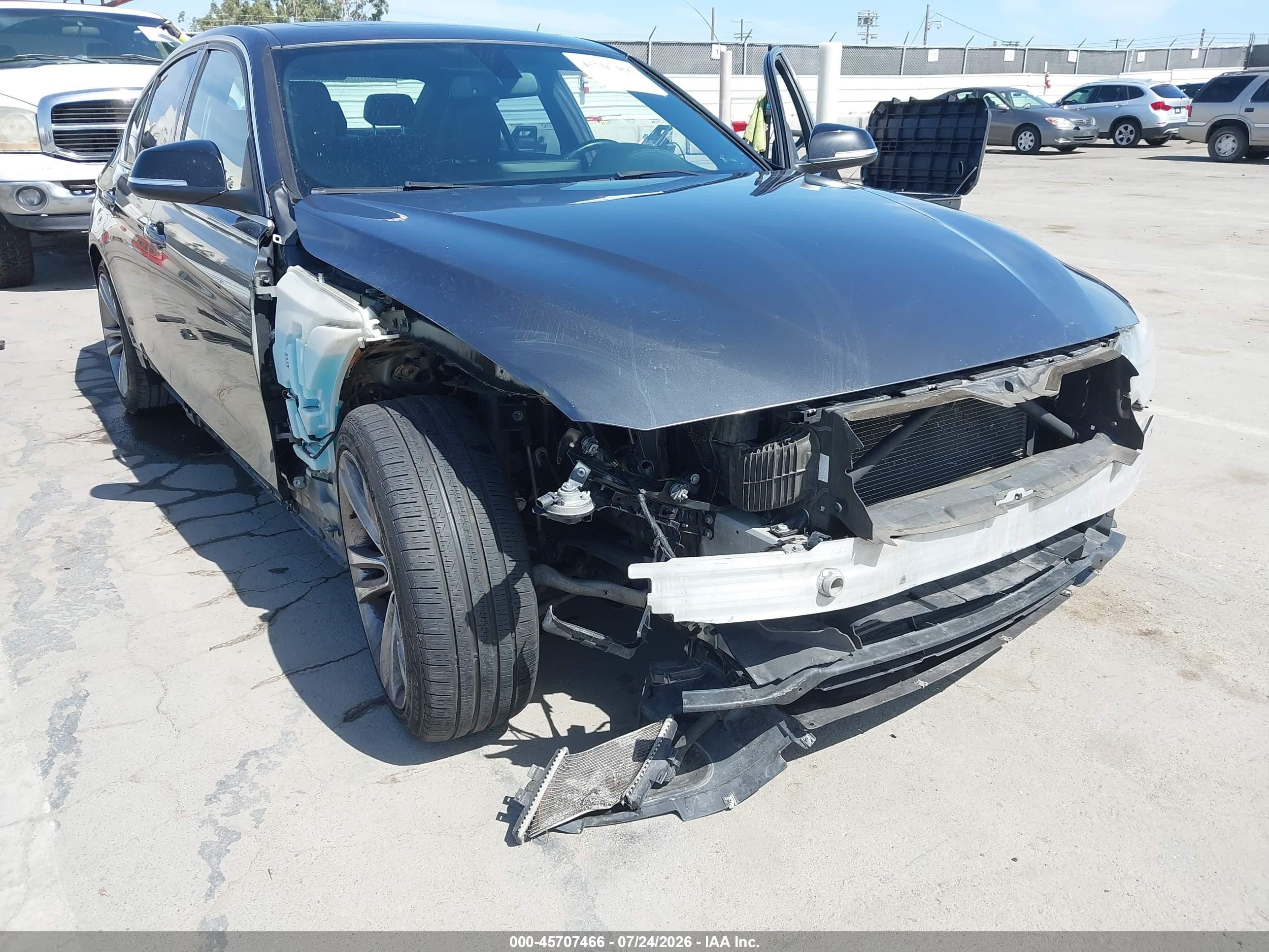 2015 Bmw 328i   Gray vin: WBA3C1C5XFP851057