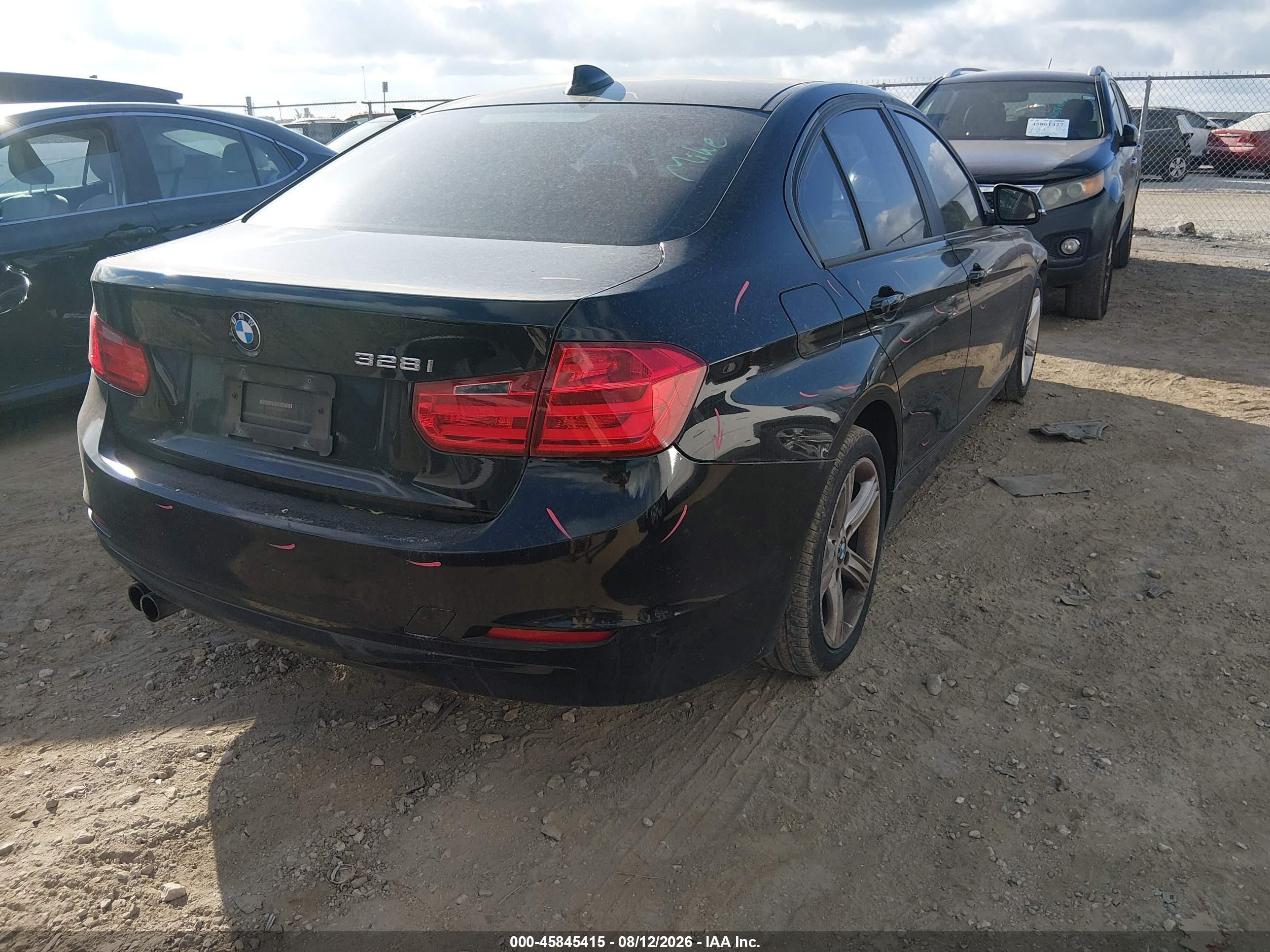 2013 Bmw 328i   Black vin: WBA3C1G50DNR45385