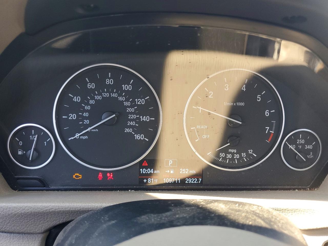 2013 Bmw 328 I Sulev Черный vin: WBA3C1G51DNR49378