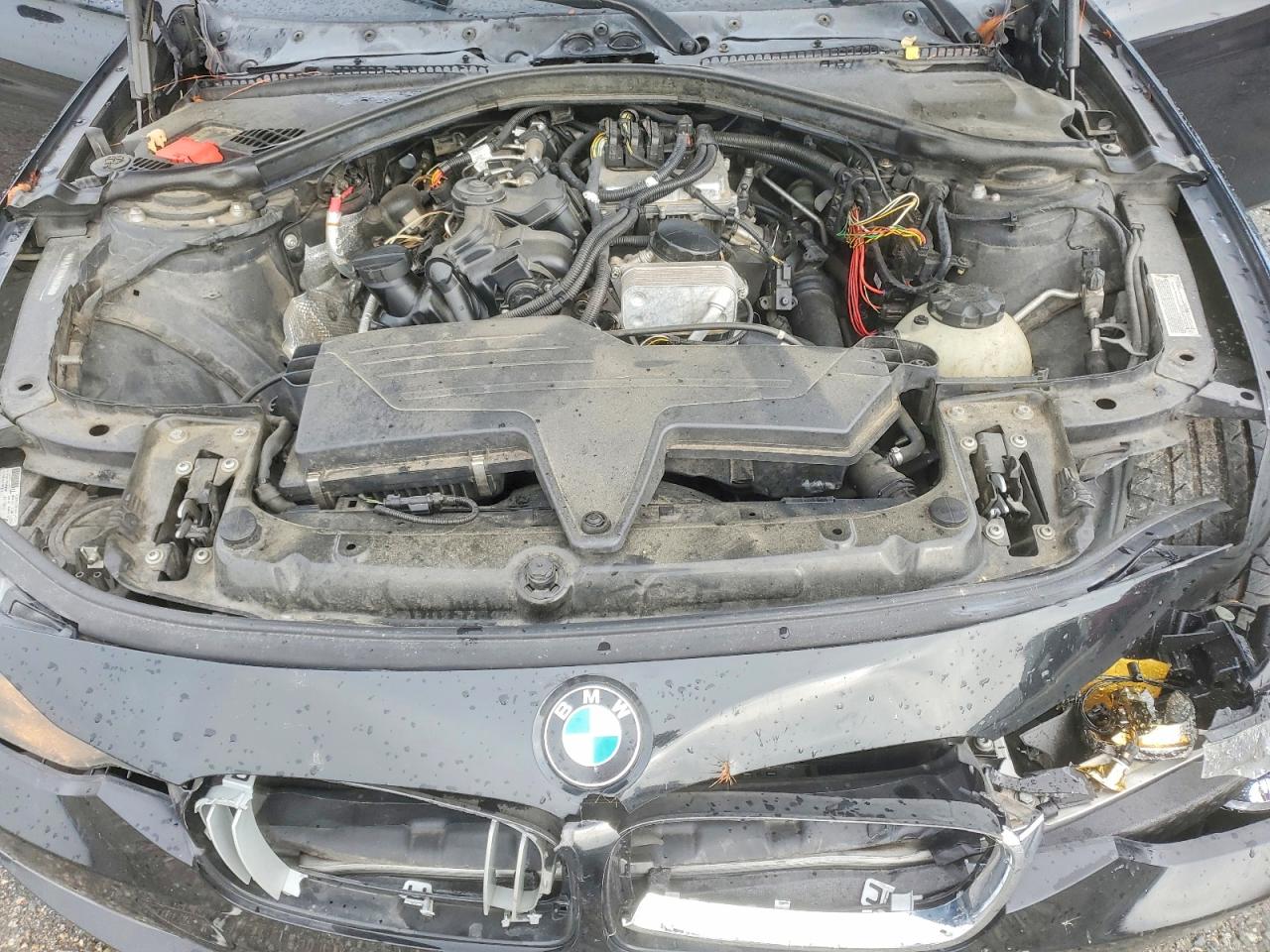 2013 Bmw 328 I Sulev Черный vin: WBA3C1G51DNR49378