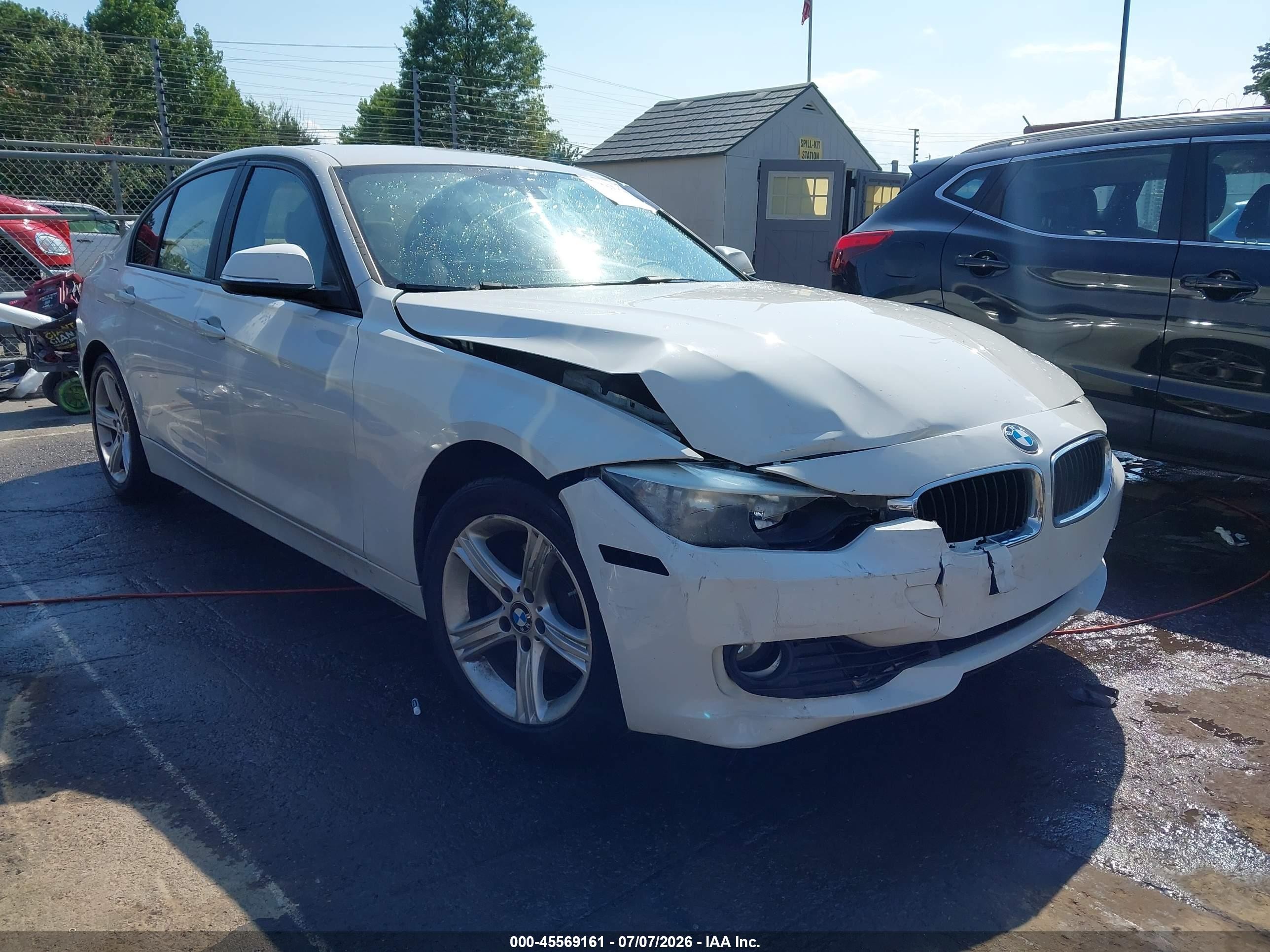 2013 Bmw 328i White vin: WBA3C1G51DNR49395