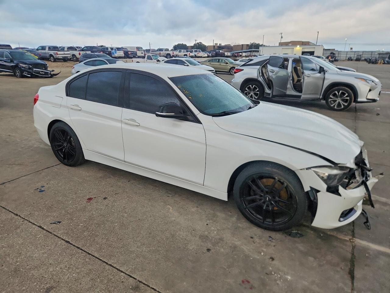 2015 Bmw 328 I Sulev White vin: WBA3C1G51FNR50212
