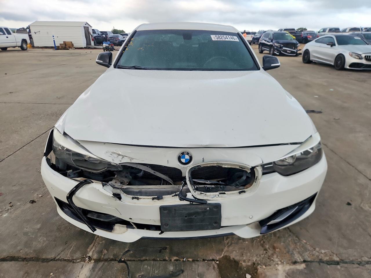 2015 Bmw 328 I Sulev White vin: WBA3C1G51FNR50212